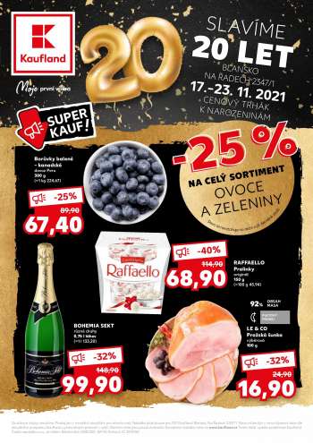 Leták Kaufland - 17.11.2021 - 23.11.2021.