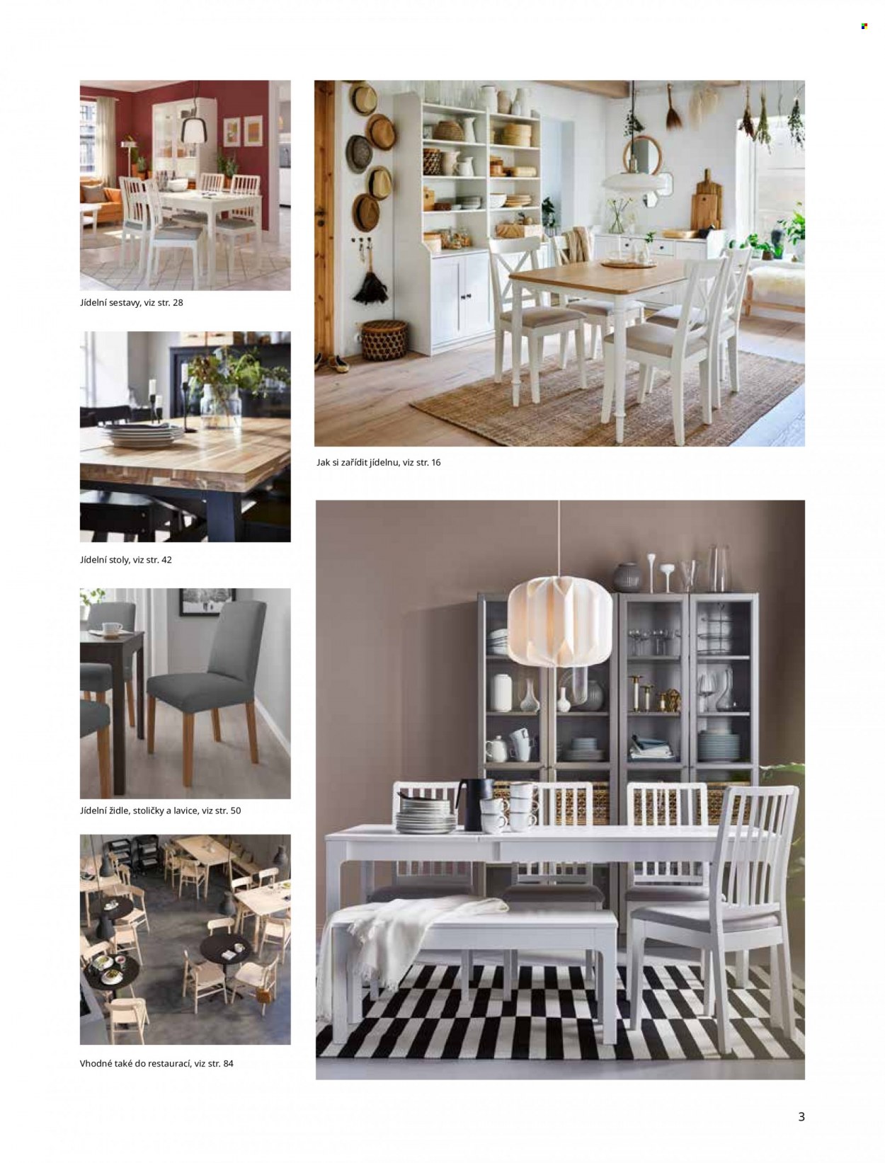 thumbnail - Leták IKEA - 17.11.2021 - 31.12.2021 - Produkty v akci - stůl, jídelní židle, lavice, židle. Strana 3.