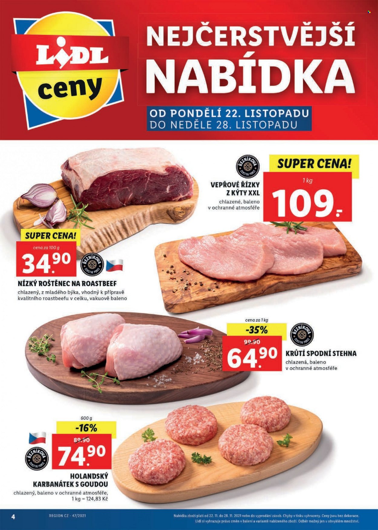 Leták Lidl - 22.11.2021 - 28.11.2021. Strana 4