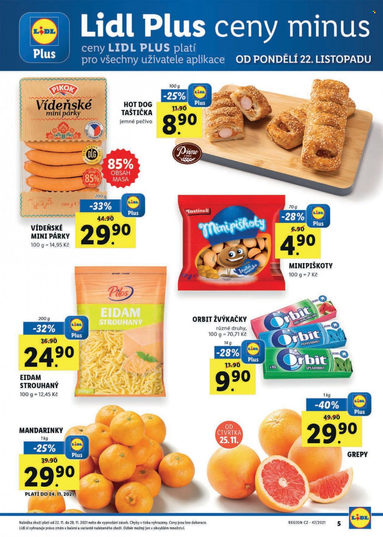 Leták Lidl - 22.11.2021 - 28.11.2021. Strana 5