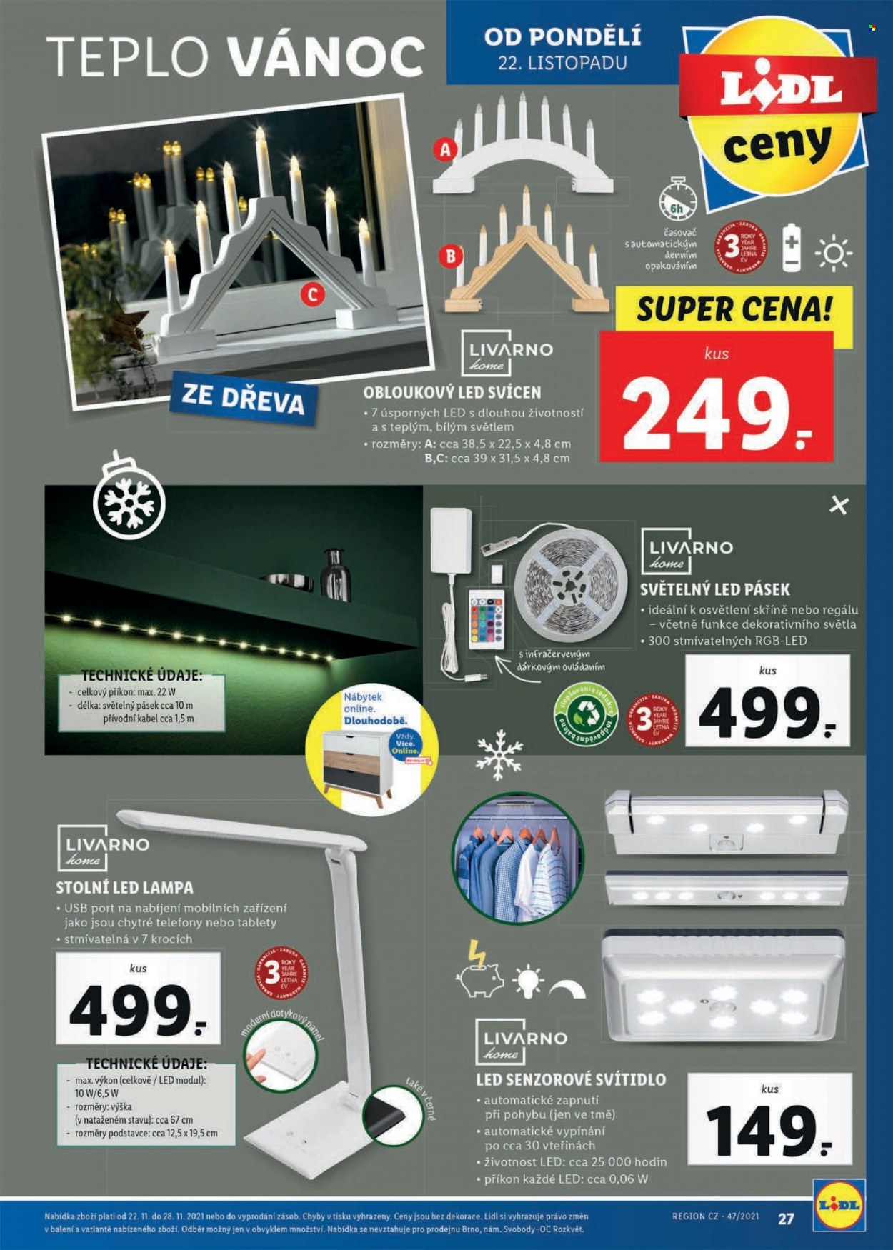 Leták Lidl - 22.11.2021 - 28.11.2021. Strana 27
