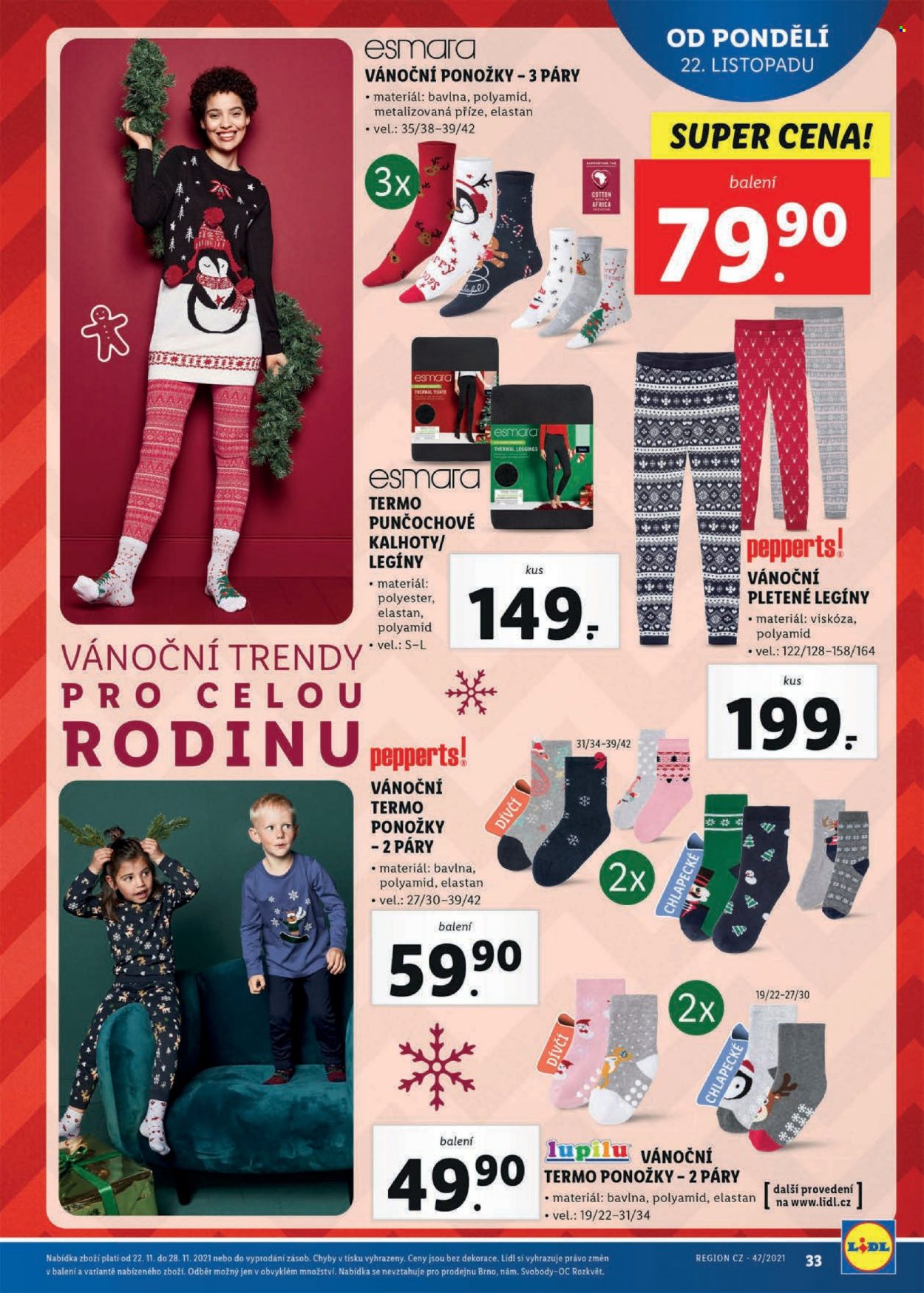 Leták Lidl - 22.11.2021 - 28.11.2021. Strana 33