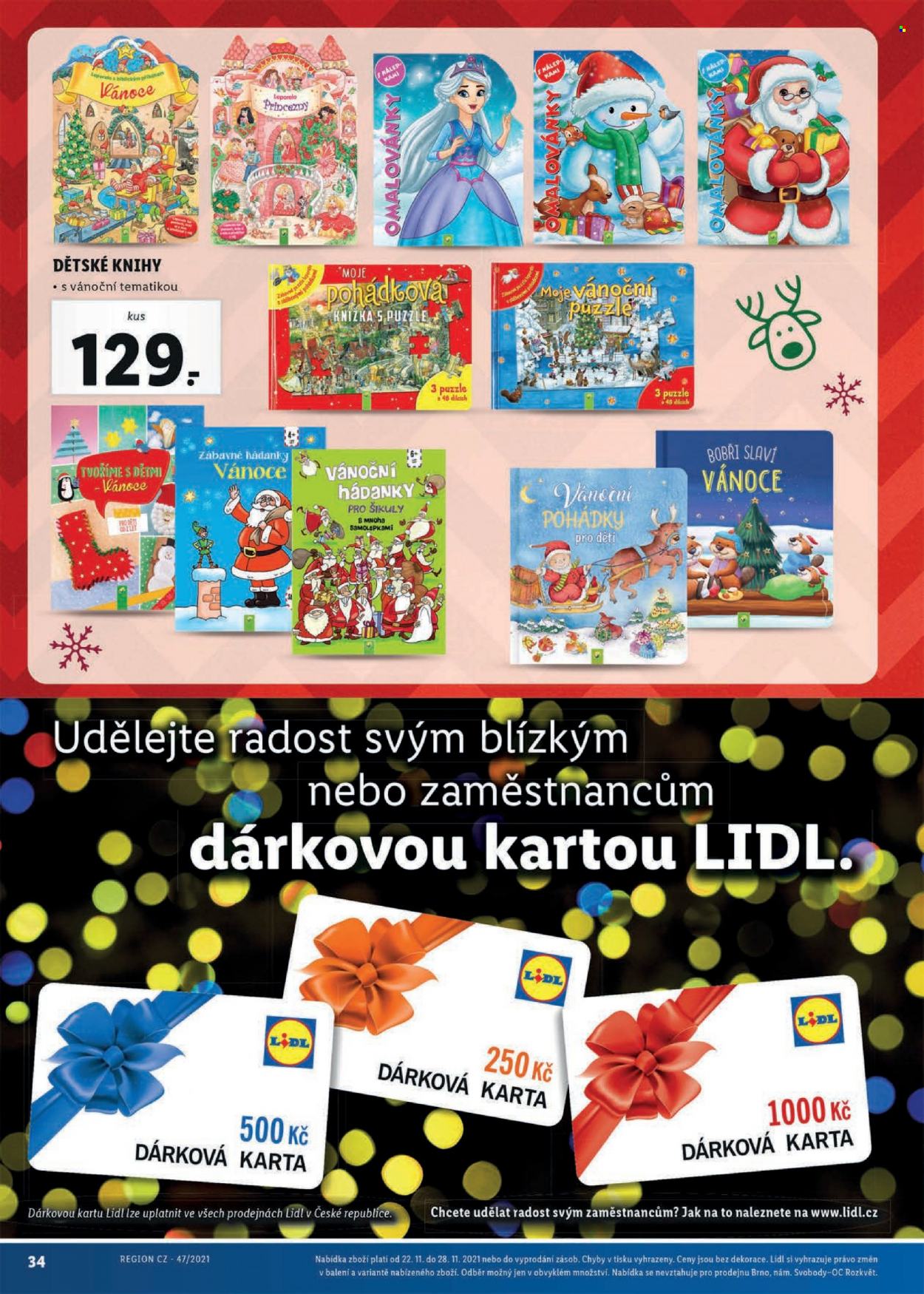 Leták Lidl - 22.11.2021 - 28.11.2021. Strana 34