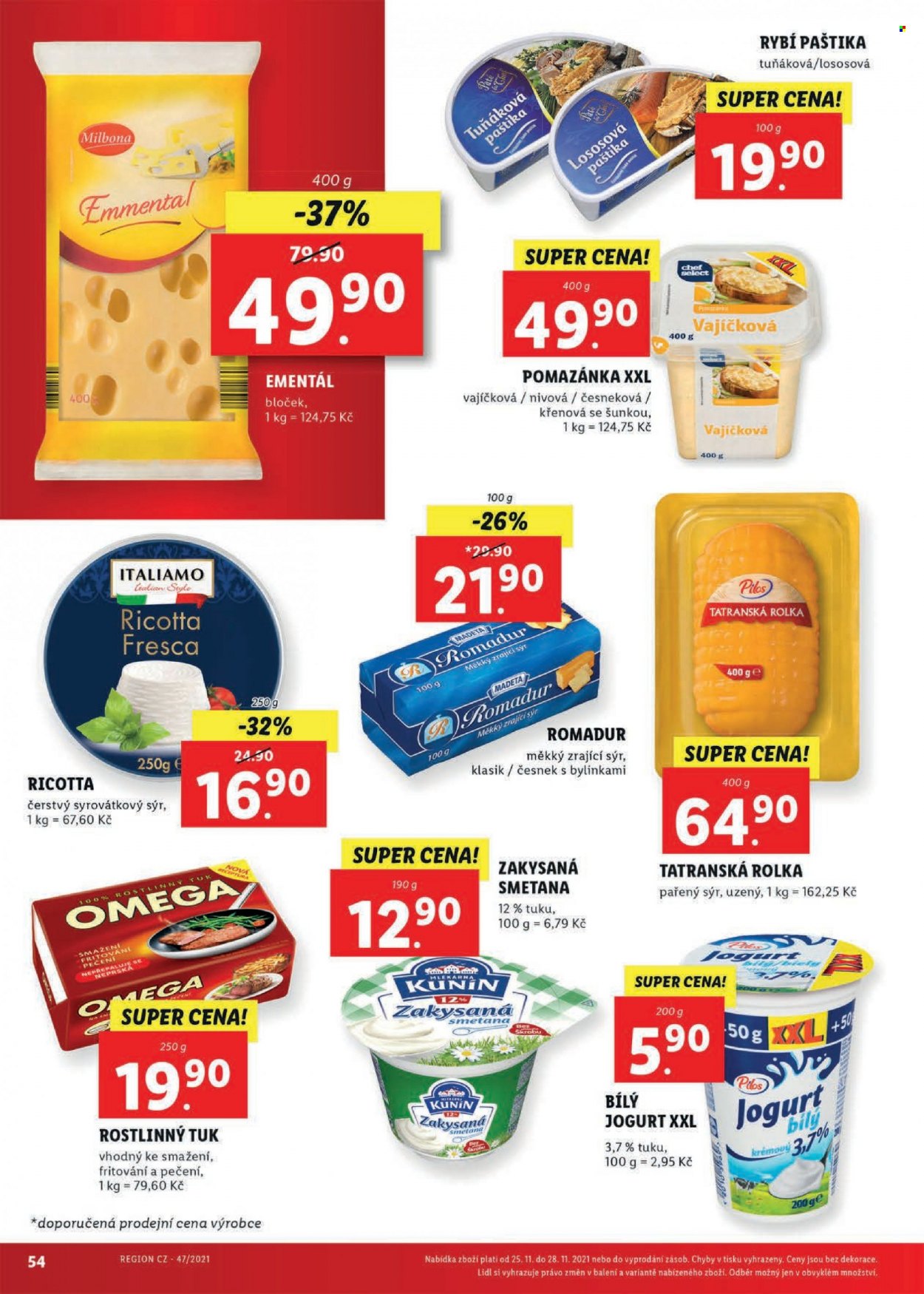 Leták Lidl - 22.11.2021 - 28.11.2021. Strana 54