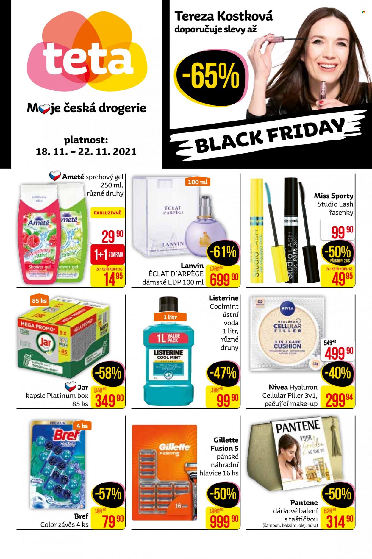 Leták Teta drogerie - 18.11.2021 - 22.11.2021. Strana 1