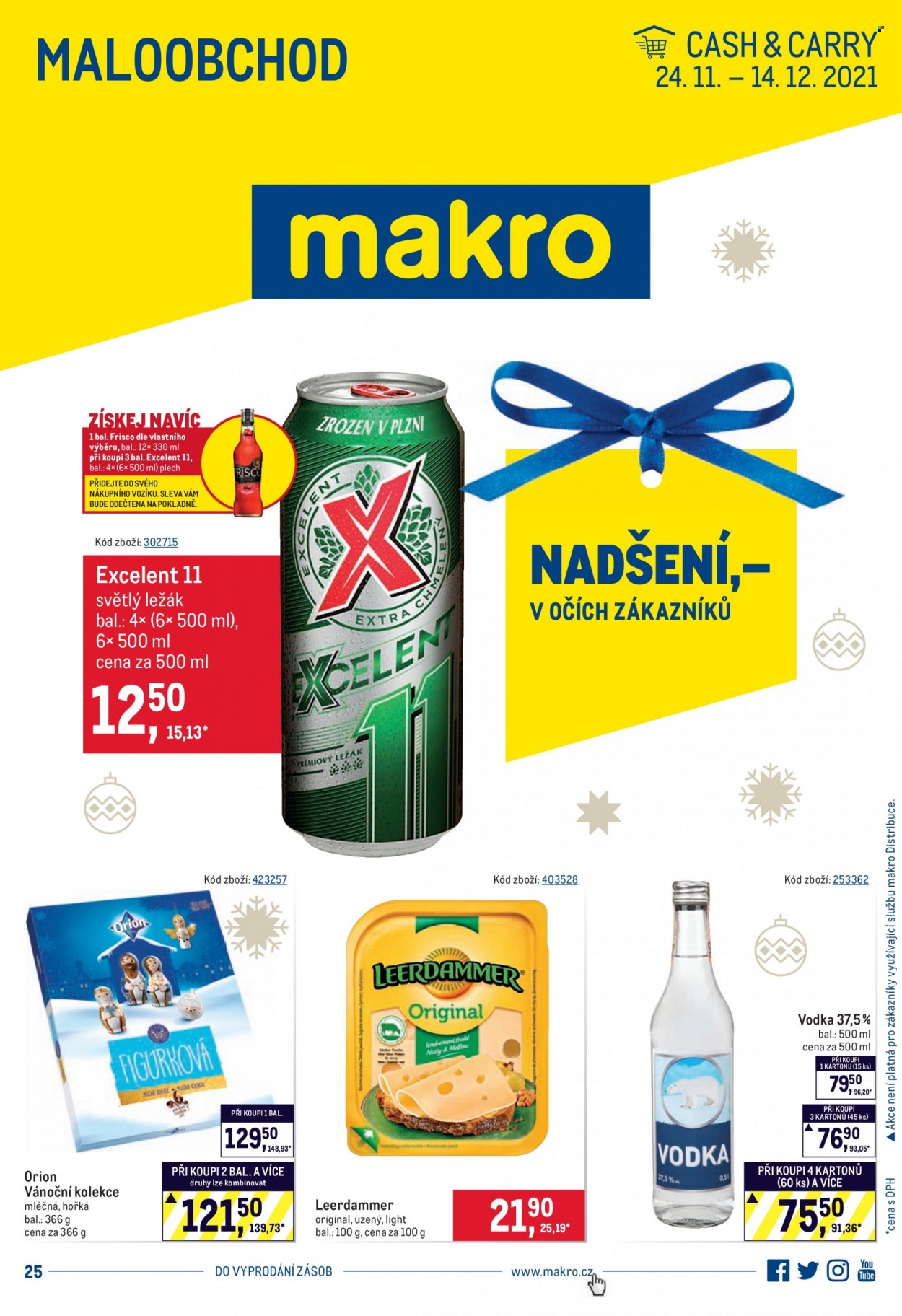 Leták MAKRO - 24.11.2021 - 14.12.2021. Strana 1