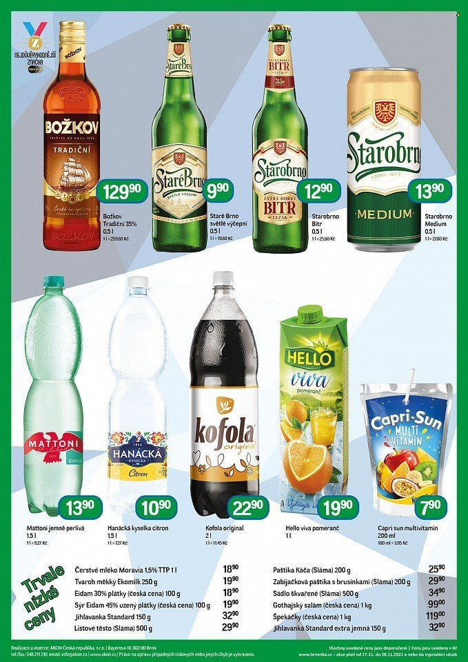 Leták Brněnka - 17.11.2021 - 28.11.2021. Strana 6