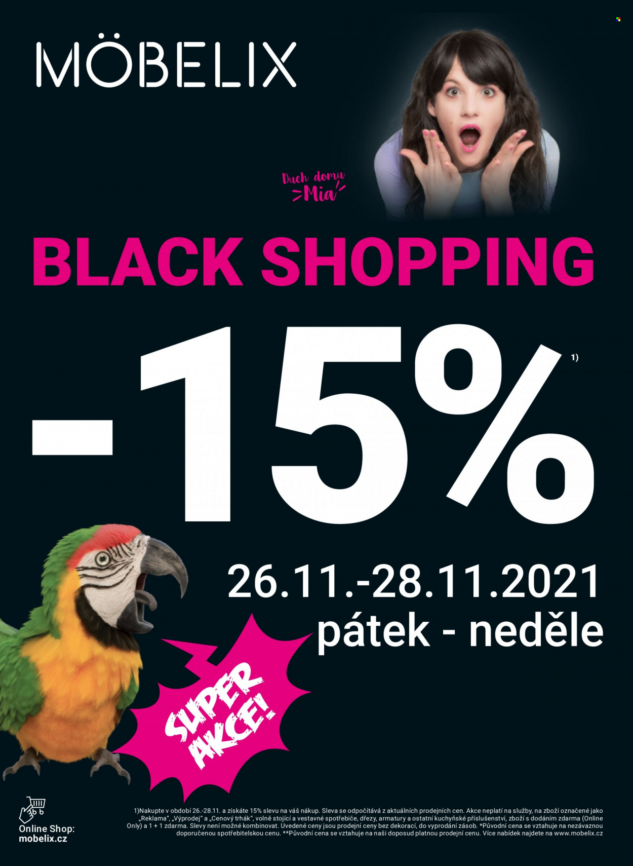 Leták MÖBELIX - 22.11.2021 - 4.12.2021. Strana 1