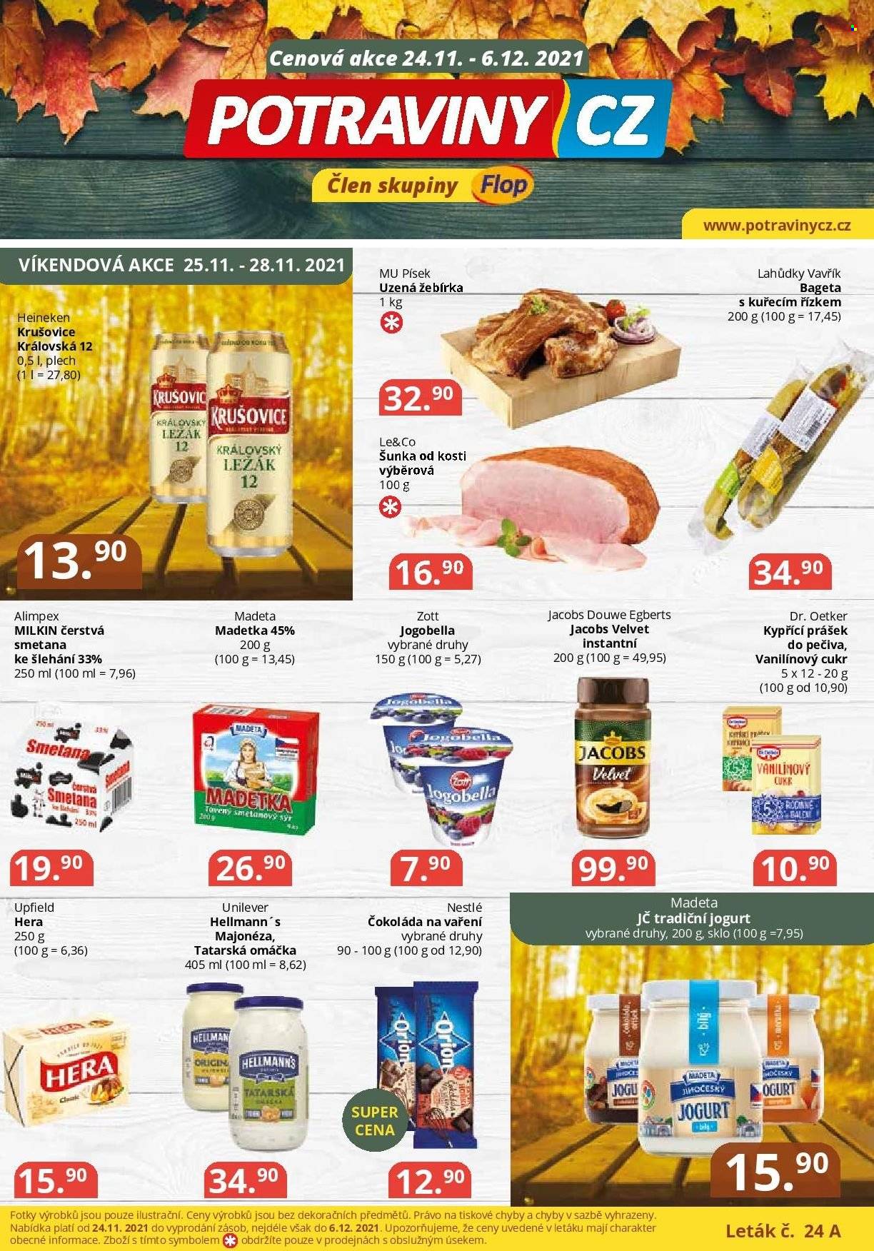 Leták Potraviny CZ - 24.11.2021 - 6.12.2021. Strana 1
