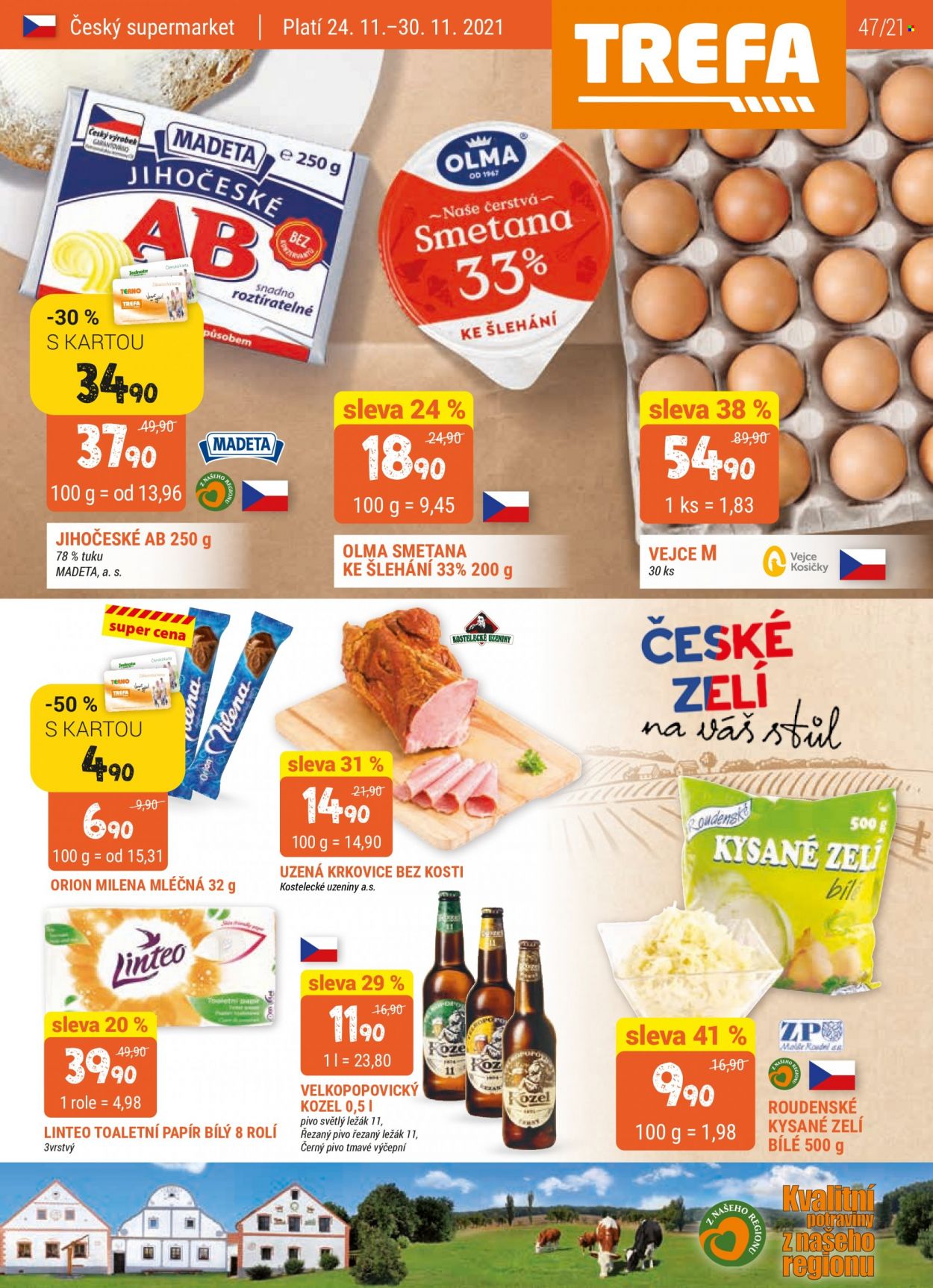 Leták TREFA coop - 24.11.2021 - 30.11.2021. Strana 1