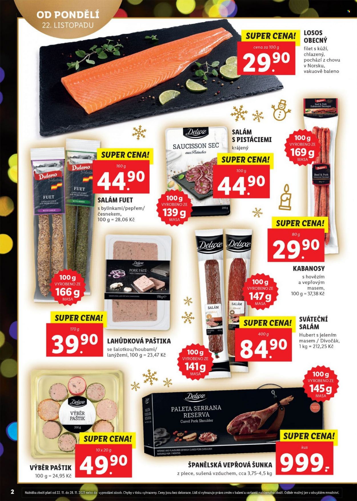 Leták Lidl - 22.11.2021 - 26.12.2021. Strana 2