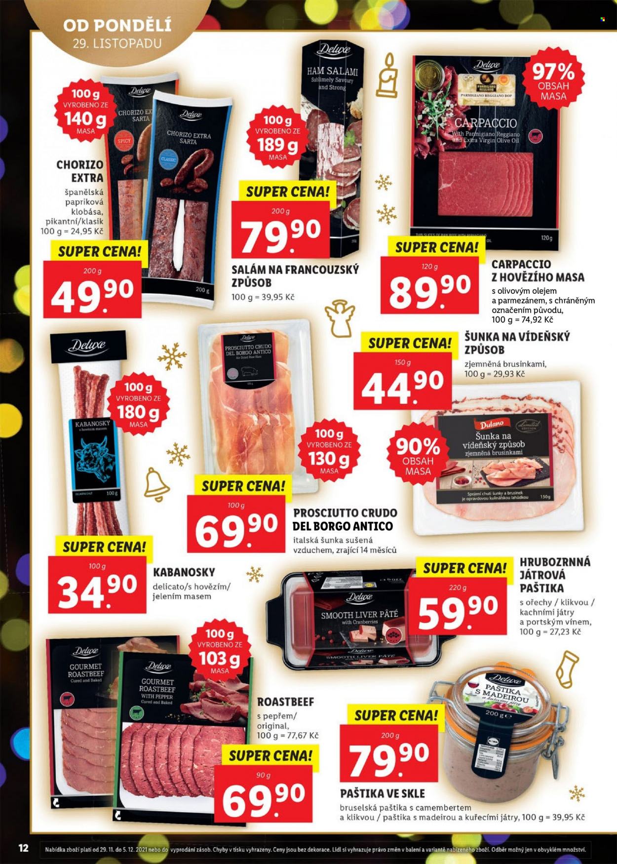 Leták Lidl - 22.11.2021 - 26.12.2021. Strana 12