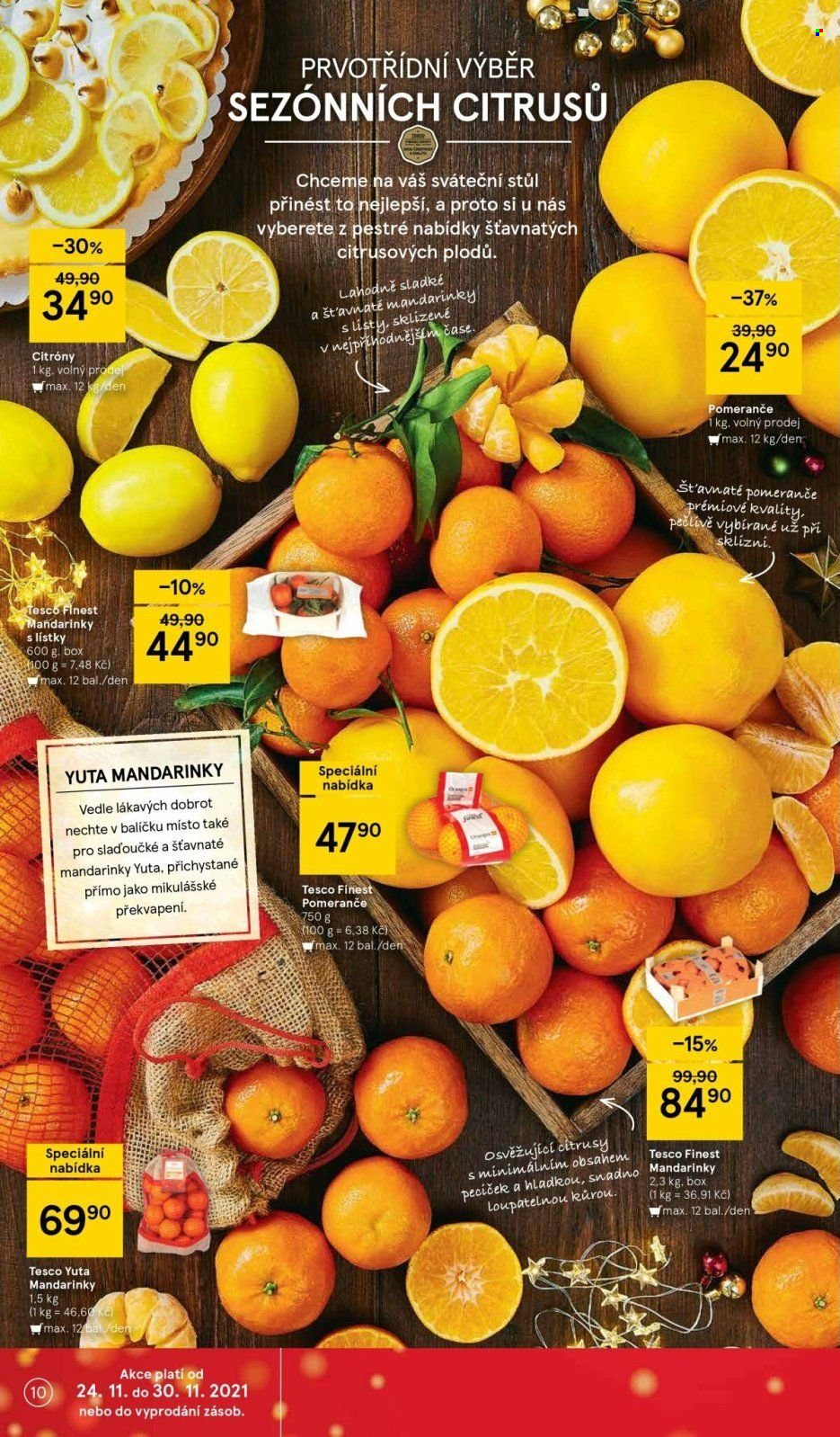 Leták TESCO - 24.11.2021 - 30.11.2021. Strana 10