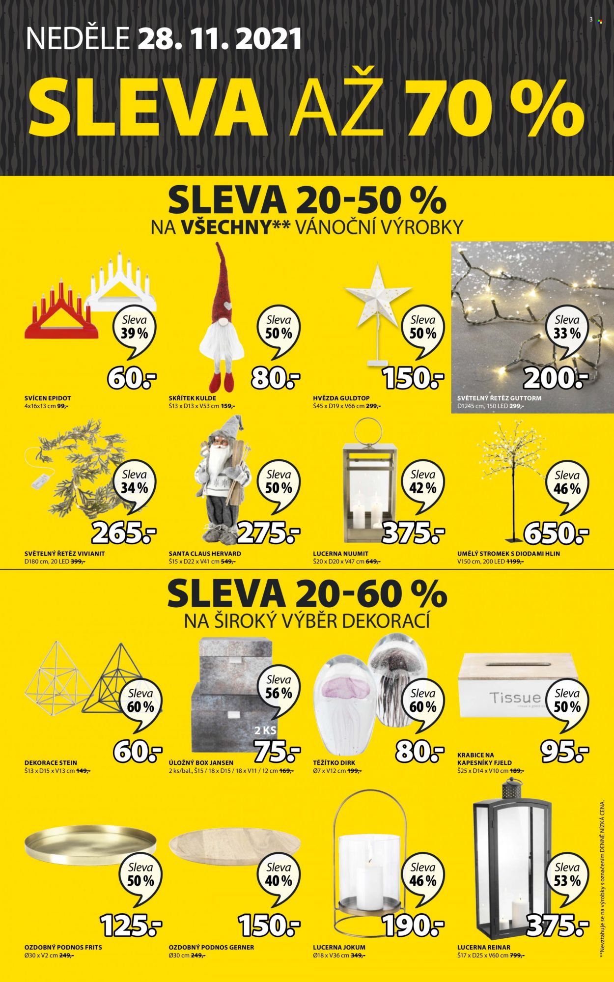 Leták JYSK - 24.11.2021 - 28.11.2021. Strana 3