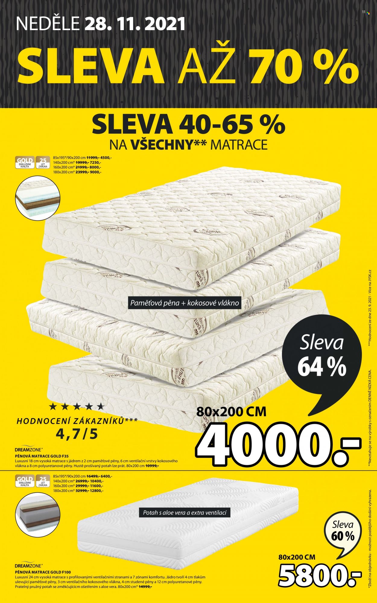 Leták JYSK - 24.11.2021 - 28.11.2021. Strana 11