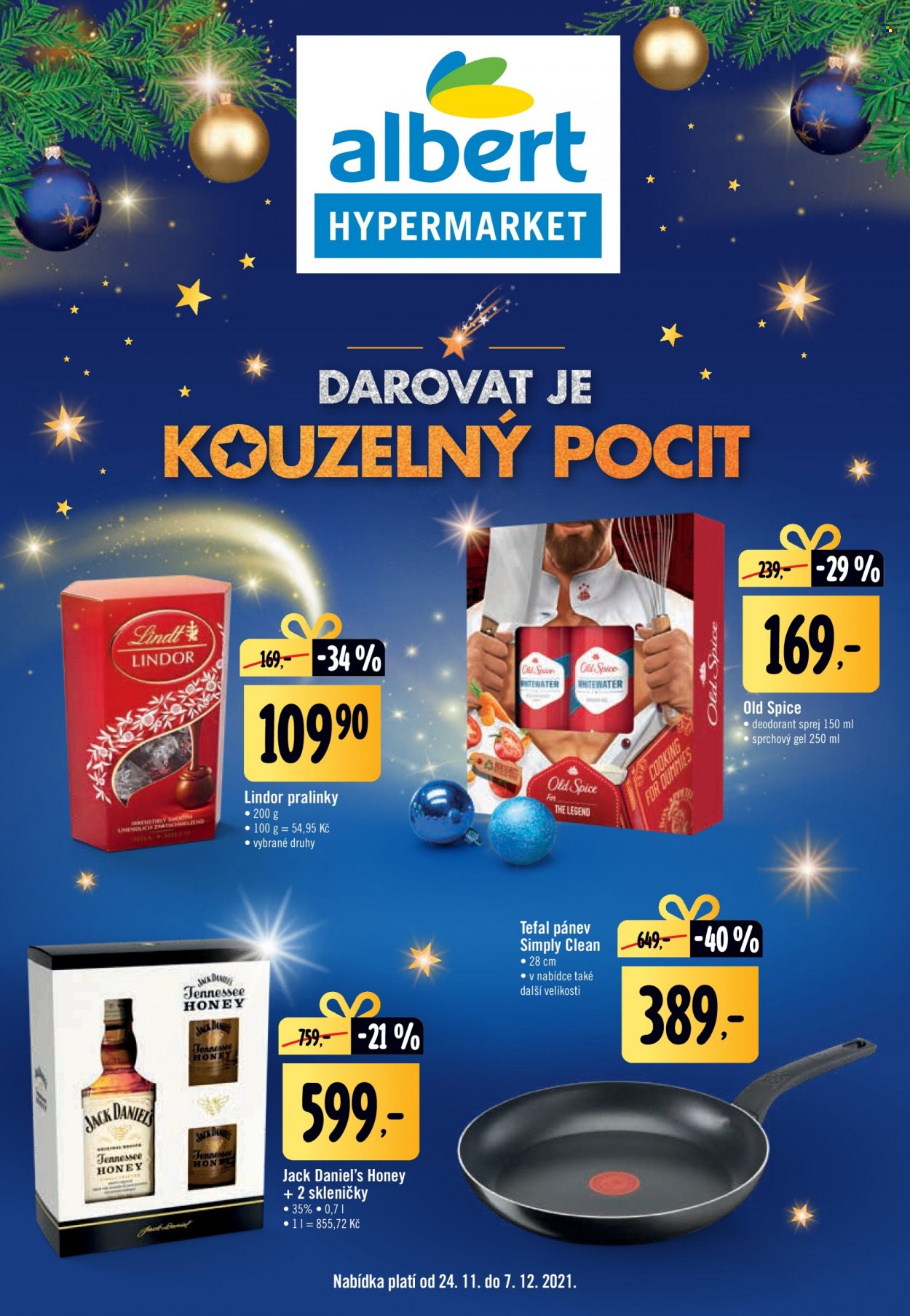Leták Albert Hypermarket - 24.11.2021 - 7.12.2021. Strana 1
