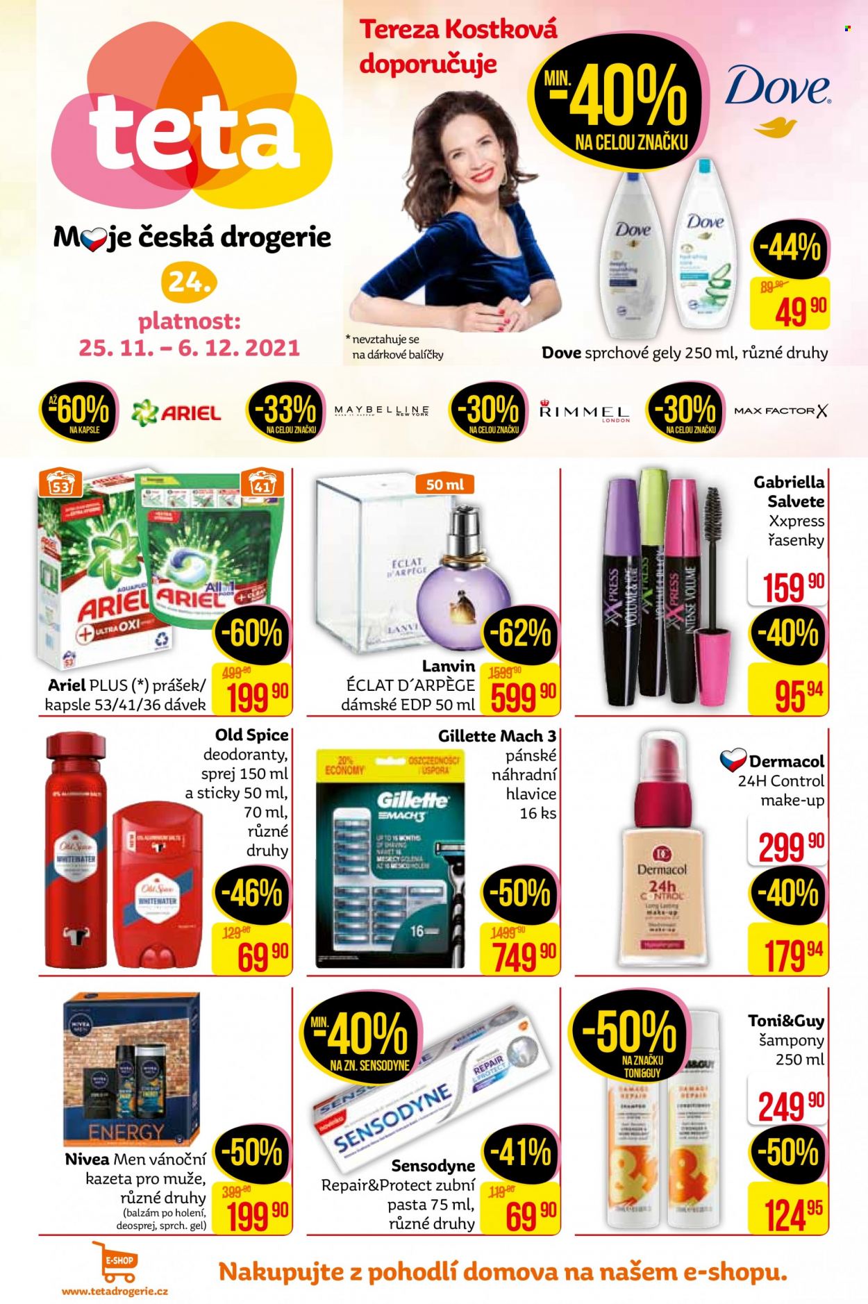 Leták Teta drogerie - 25.11.2021 - 6.12.2021. Strana 1