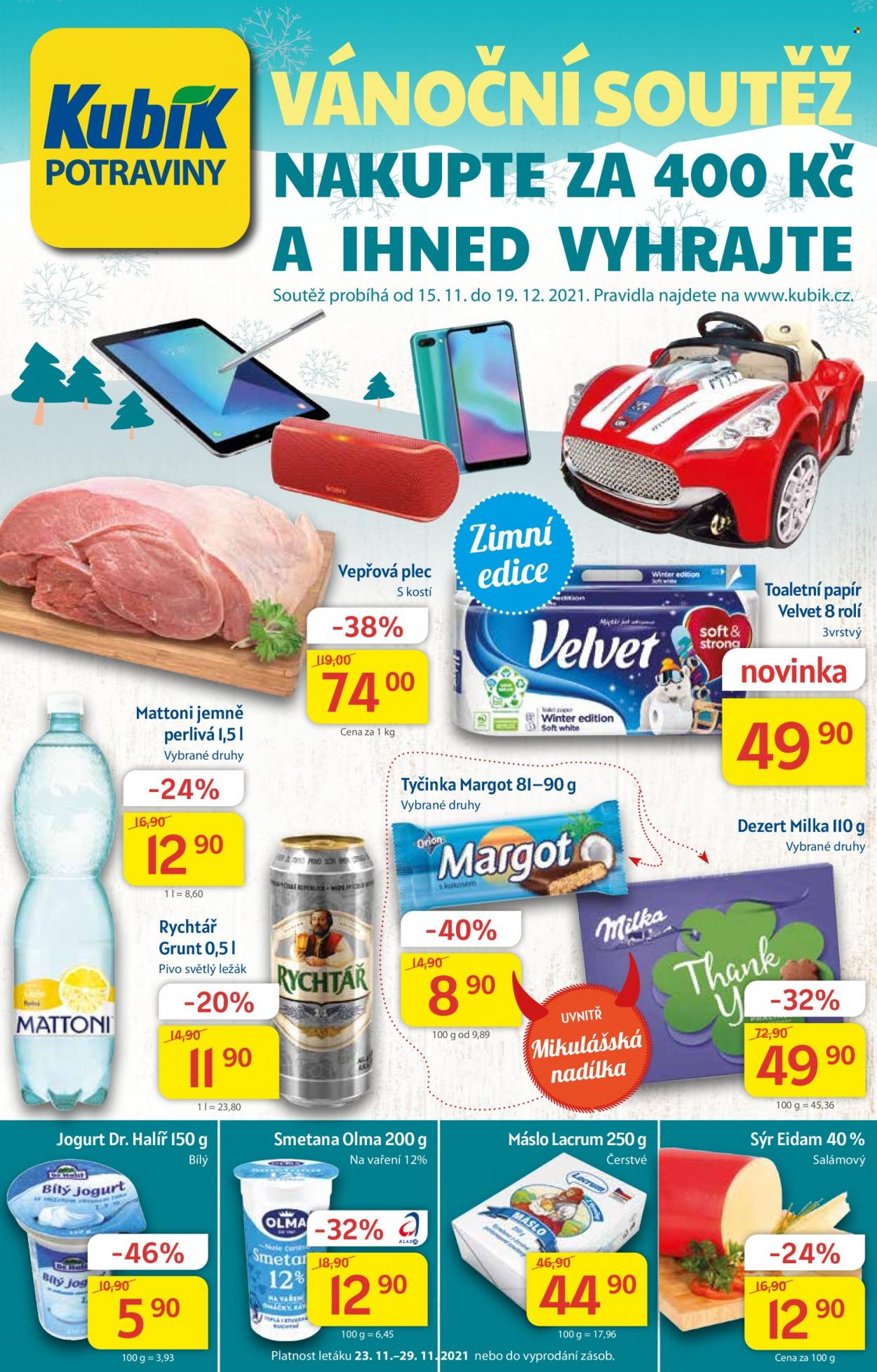 Leták Kubík - 23.11.2021 - 29.11.2021. Strana 1