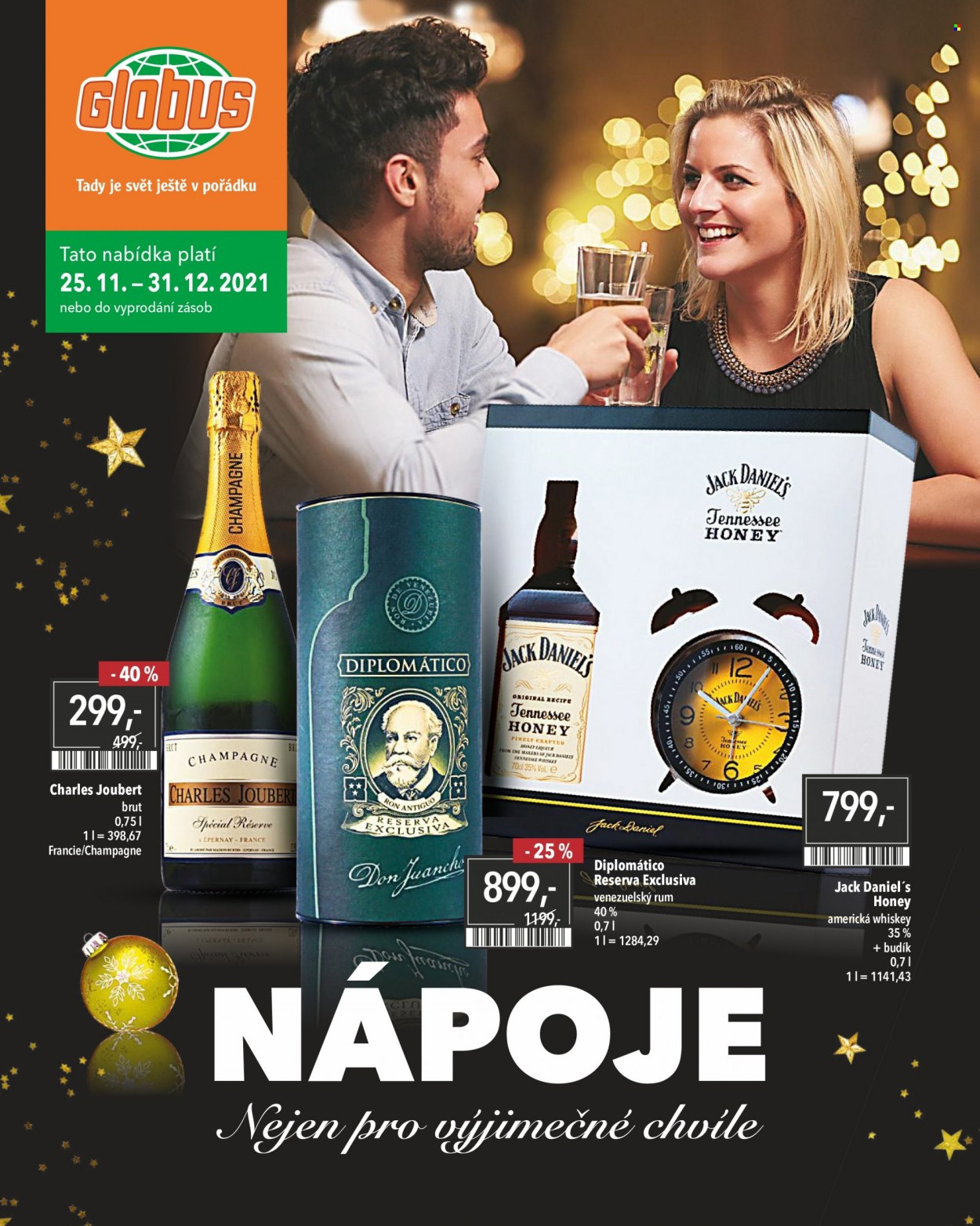 Leták Globus - 25.11.2021 - 31.12.2021. Strana 1