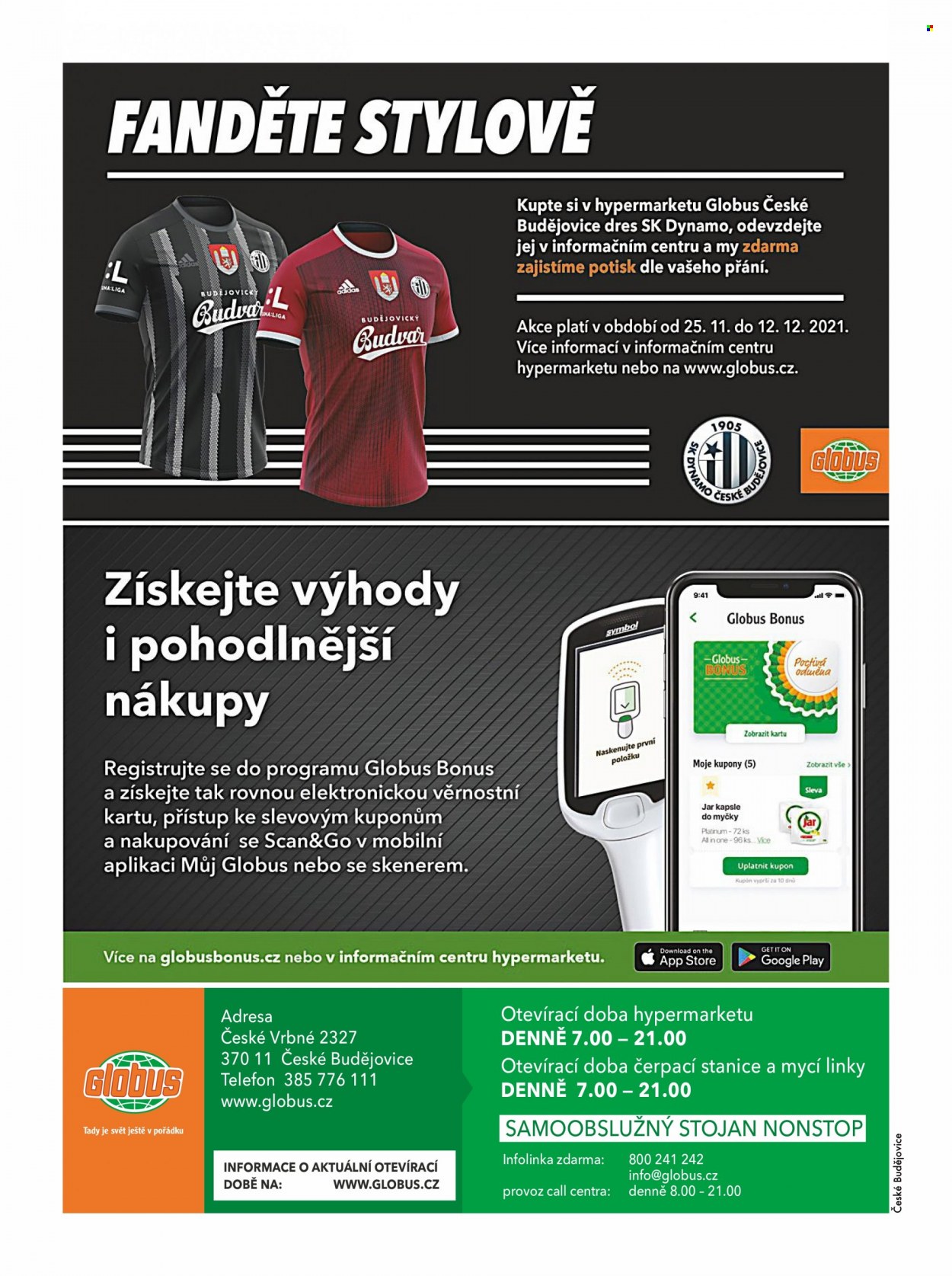 Leták Globus - 25.11.2021 - 1.12.2021. Strana 36