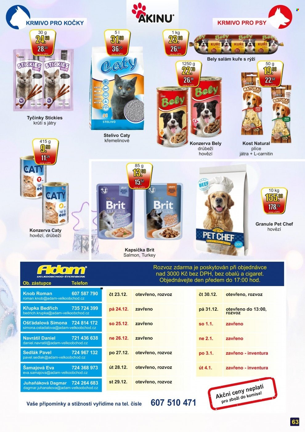Leták Adam velkoobchod Šternberk - 1.12.2021 - 31.12.2021. Strana 63