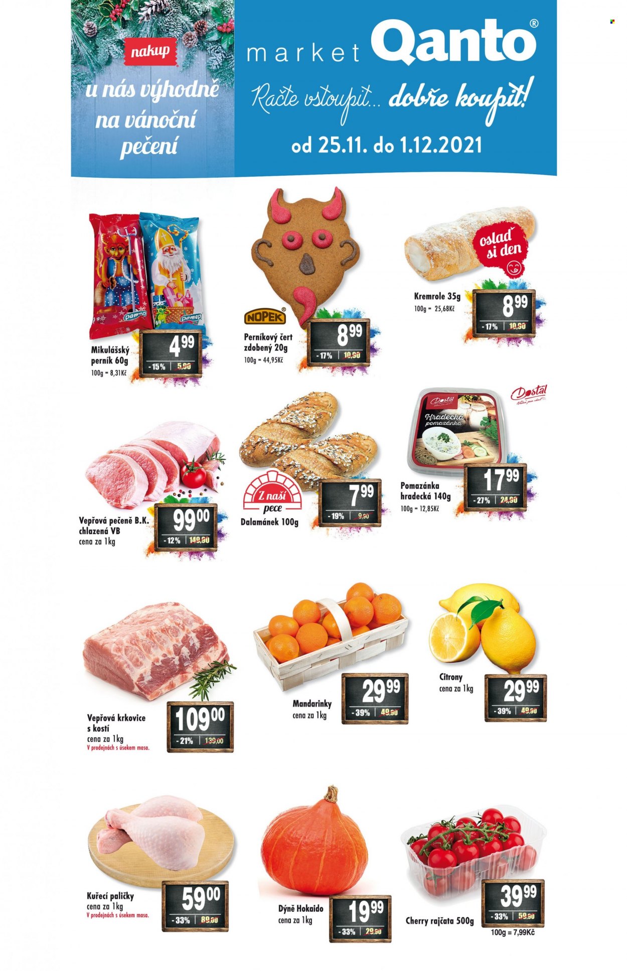 Leták Qanto market - 25.11.2021 - 1.12.2021. Strana 1