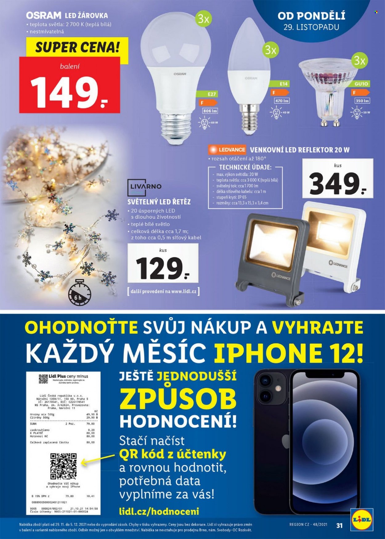 Leták Lidl - 29.11.2021 - 5.12.2021. Strana 31