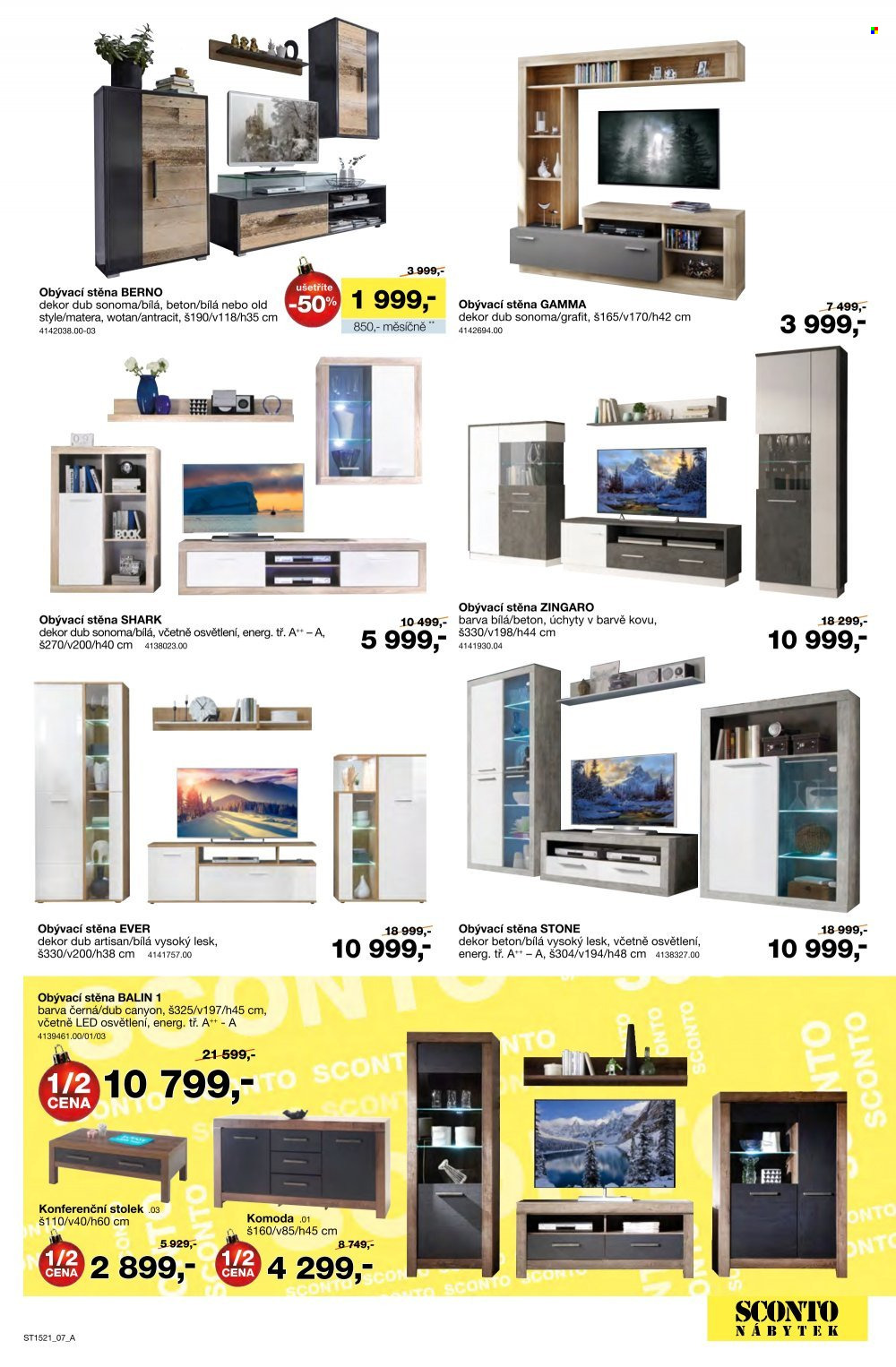 Leták SCONTO NÁBYTEK - 26.11.2021 - 27.12.2021. Strana 7