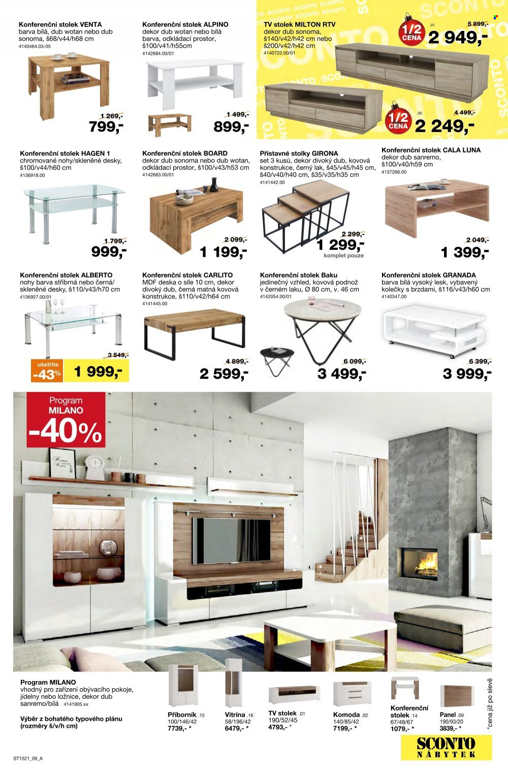 Leták SCONTO NÁBYTEK - 26.11.2021 - 27.12.2021. Strana 9