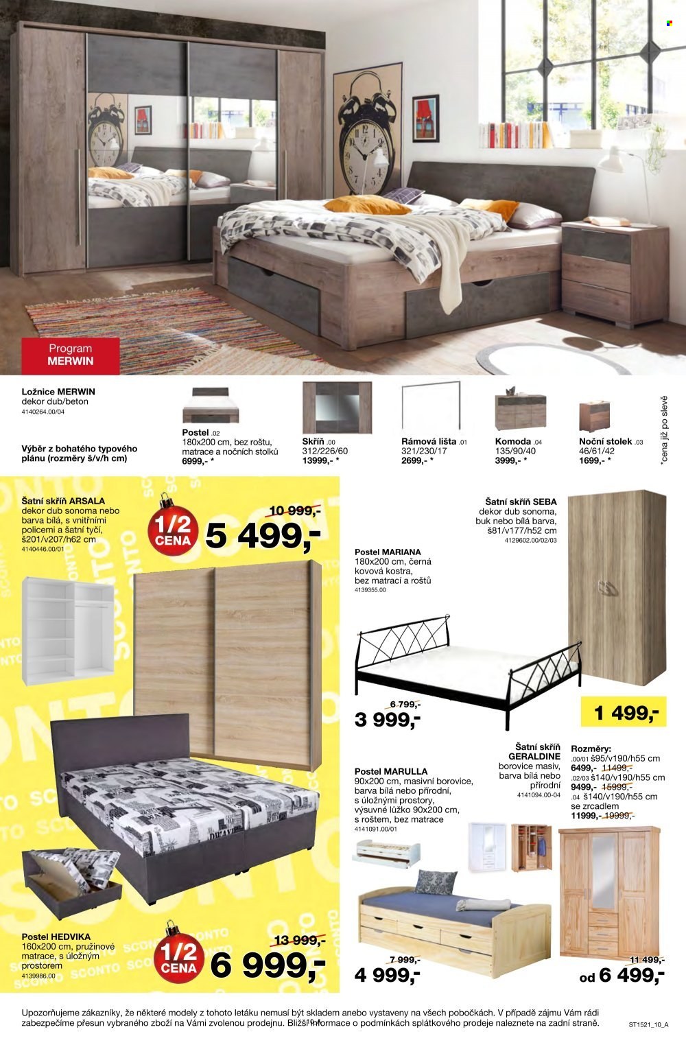 Leták SCONTO NÁBYTEK - 26.11.2021 - 27.12.2021. Strana 10