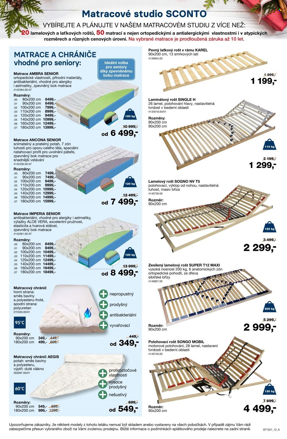 Leták SCONTO NÁBYTEK - 26.11.2021 - 27.12.2021. Strana 12