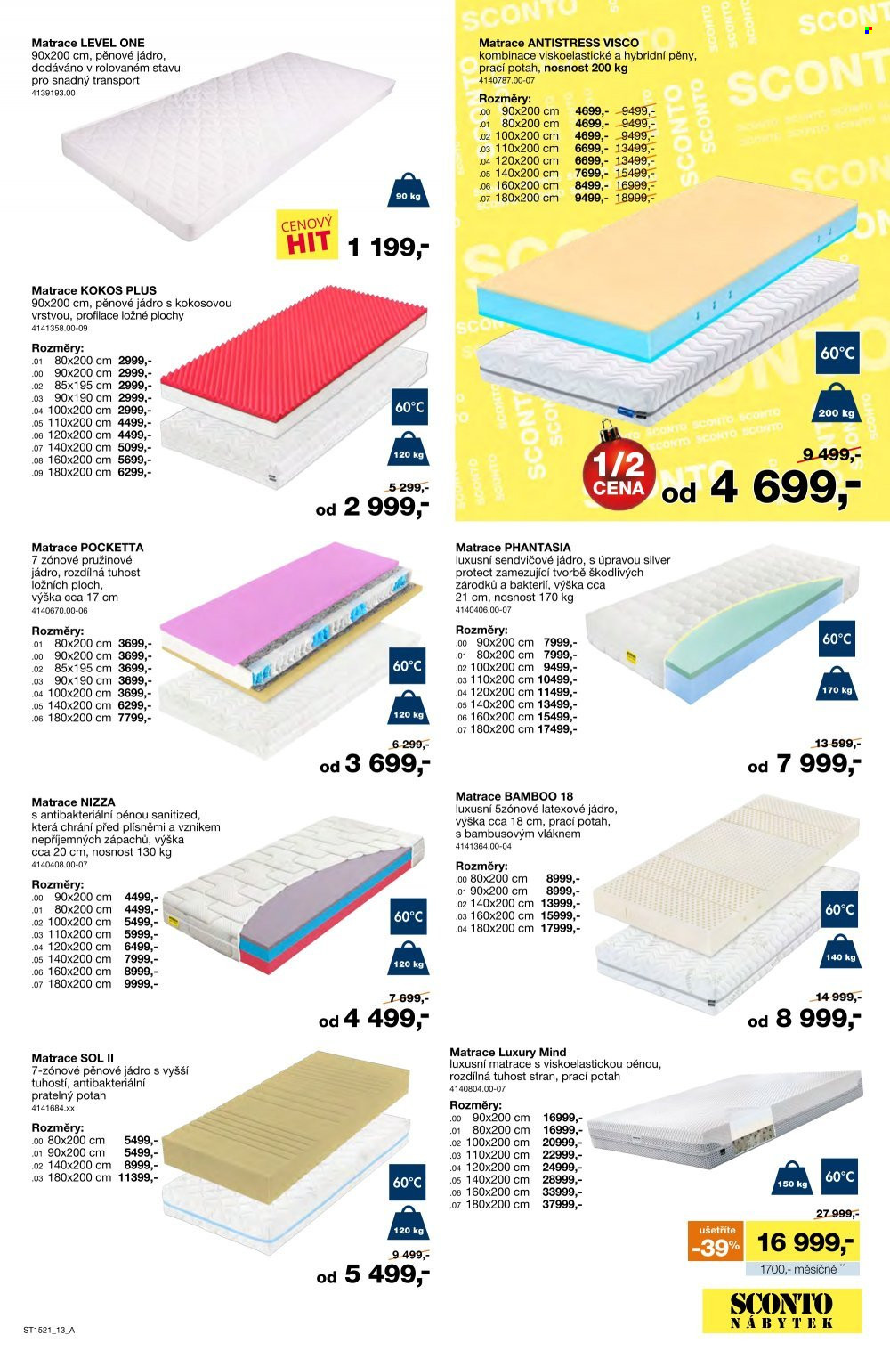 Leták SCONTO NÁBYTEK - 26.11.2021 - 27.12.2021. Strana 13