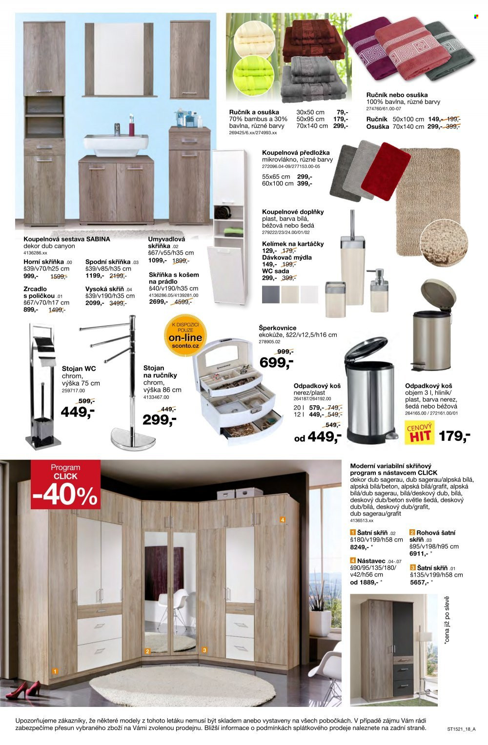 Leták SCONTO NÁBYTEK - 26.11.2021 - 27.12.2021. Strana 18