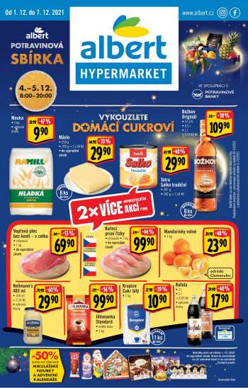 Leták Albert Hypermarket - 1.12.2021 - 7.12.2021.