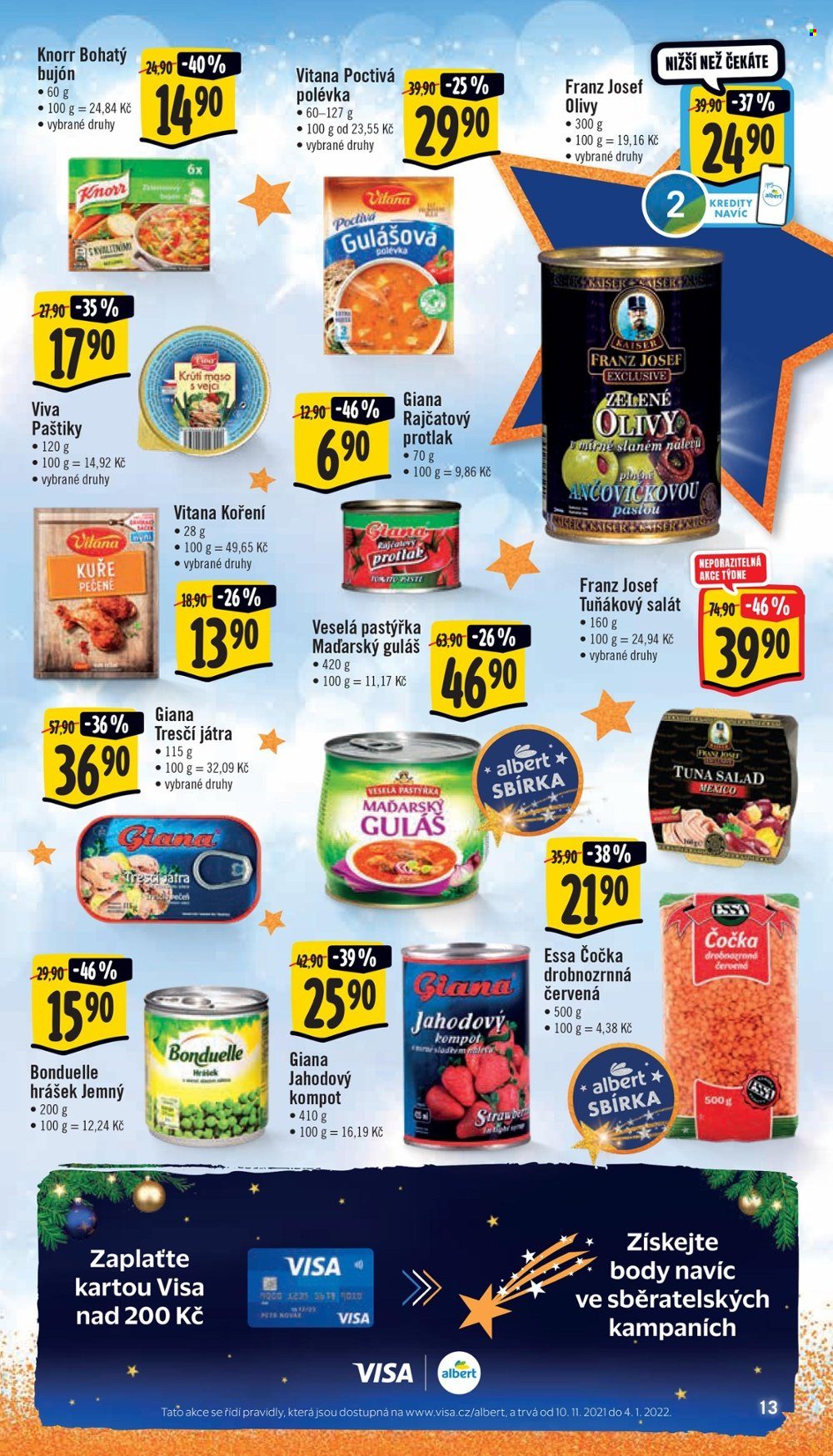 Leták Albert Supermarket - 1.12.2021 - 7.12.2021. Strana 13