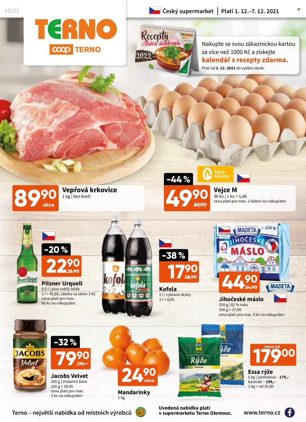 Leták coop TERNO - 1.12.2021 - 7.12.2021. Strana 1