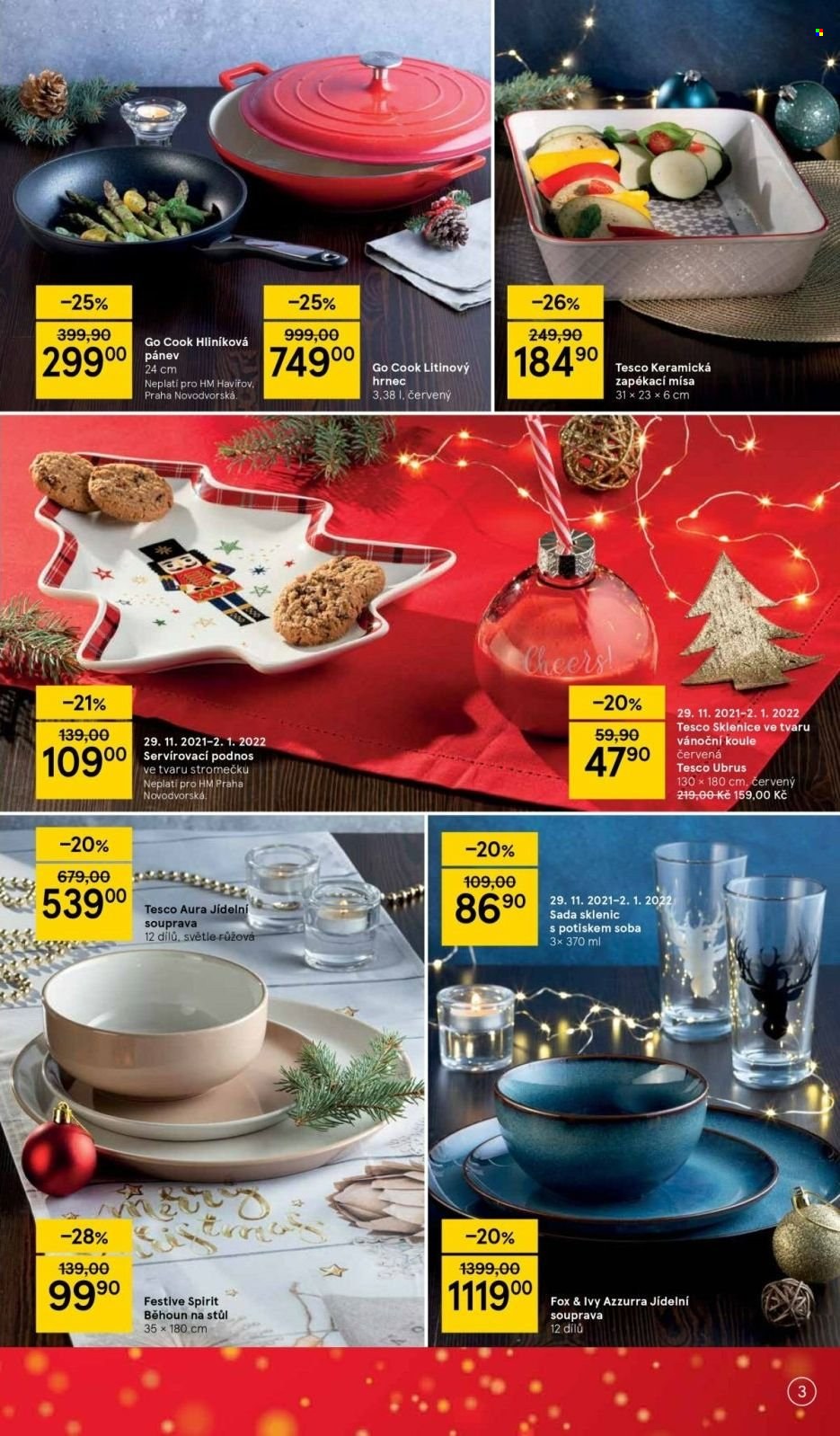 Leták TESCO - 29.11.2021 - 24.12.2021. Strana 3