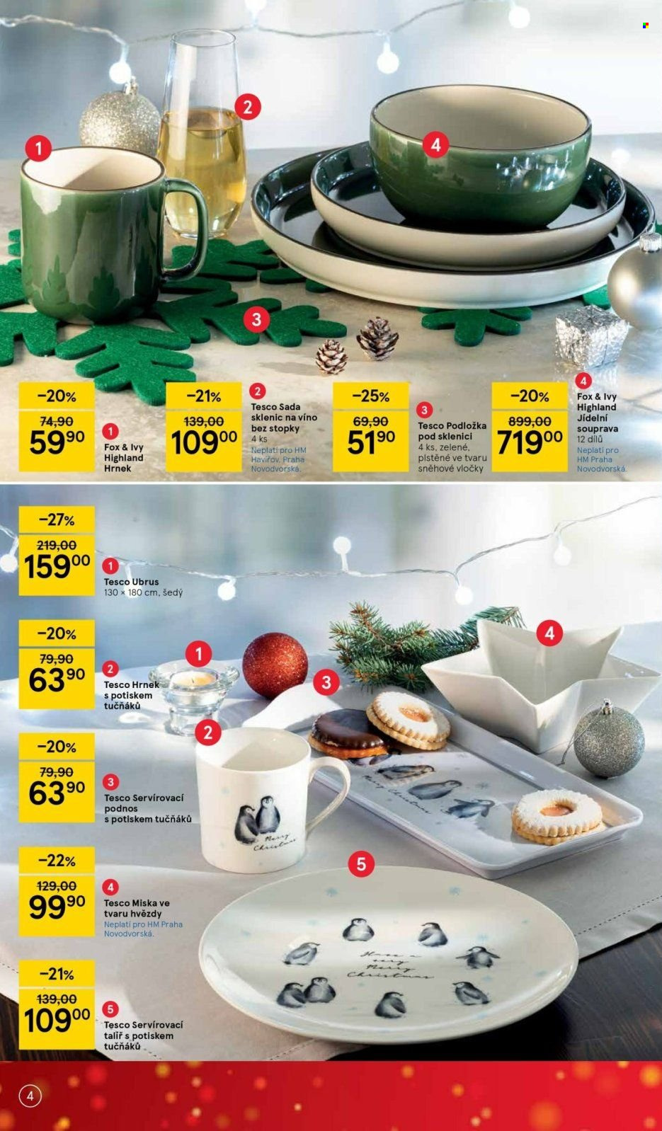 Leták TESCO - 29.11.2021 - 24.12.2021. Strana 4