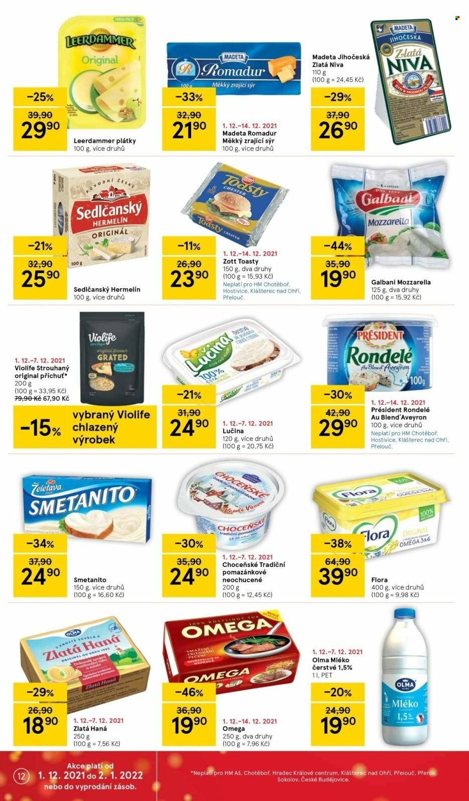 Leták TESCO - 1.12.2021 - 7.12.2021. Strana 12