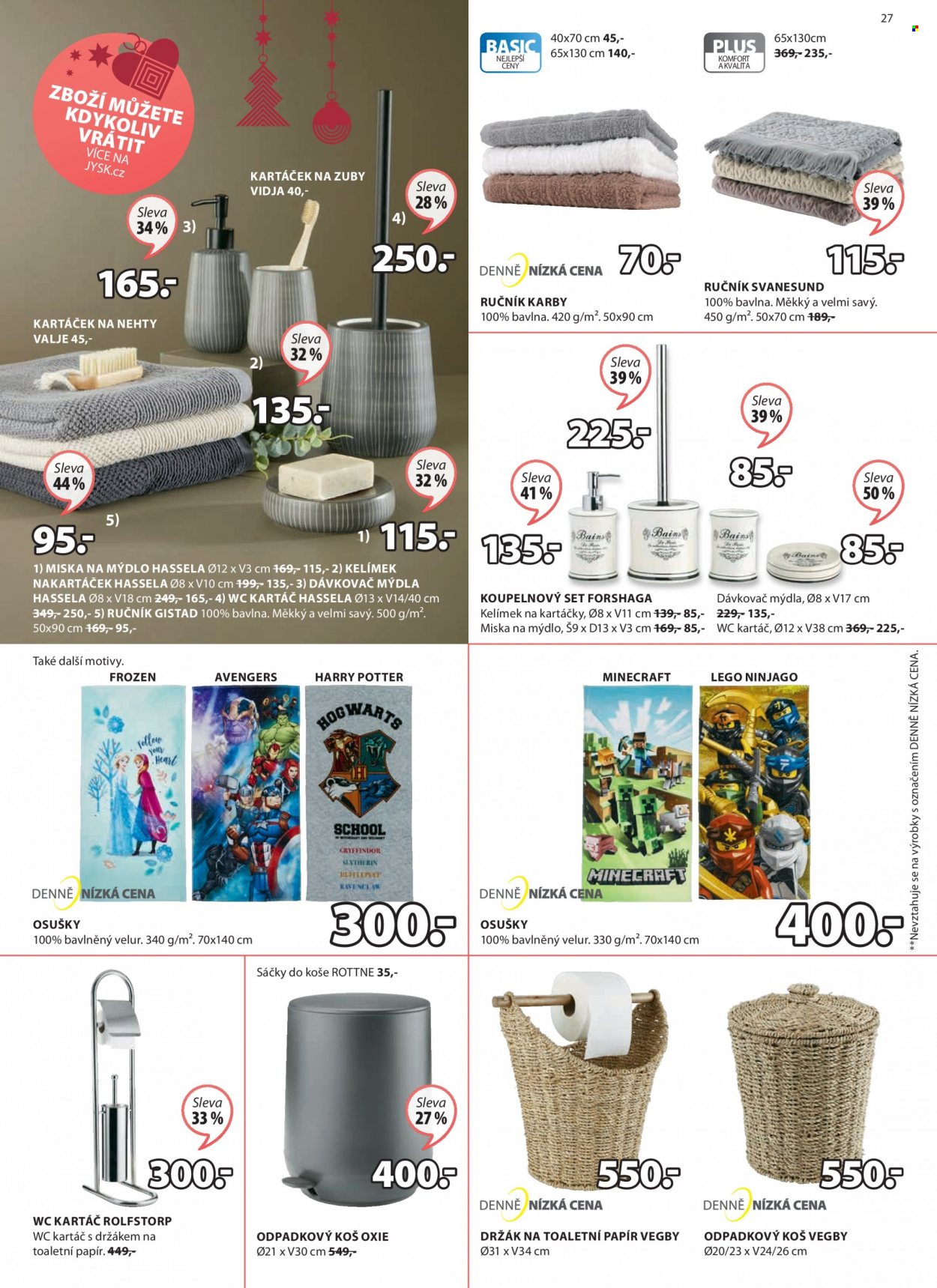 Leták JYSK - 29.11.2021 - 15.12.2021. Strana 27