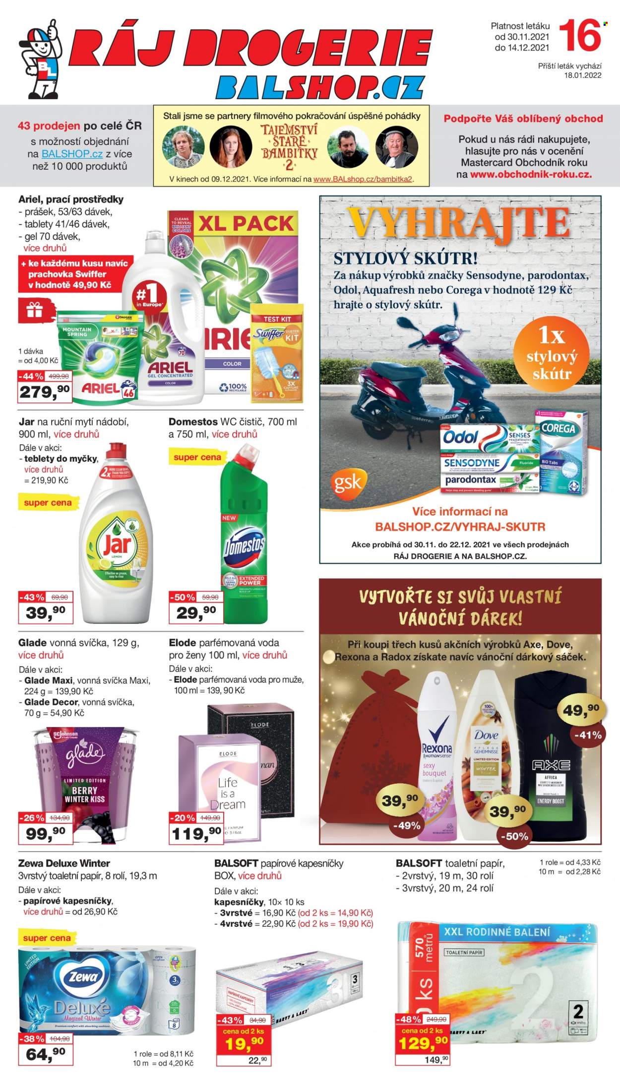 Leták Ráj drogerie - 30.11.2021 - 14.12.2021. Strana 1