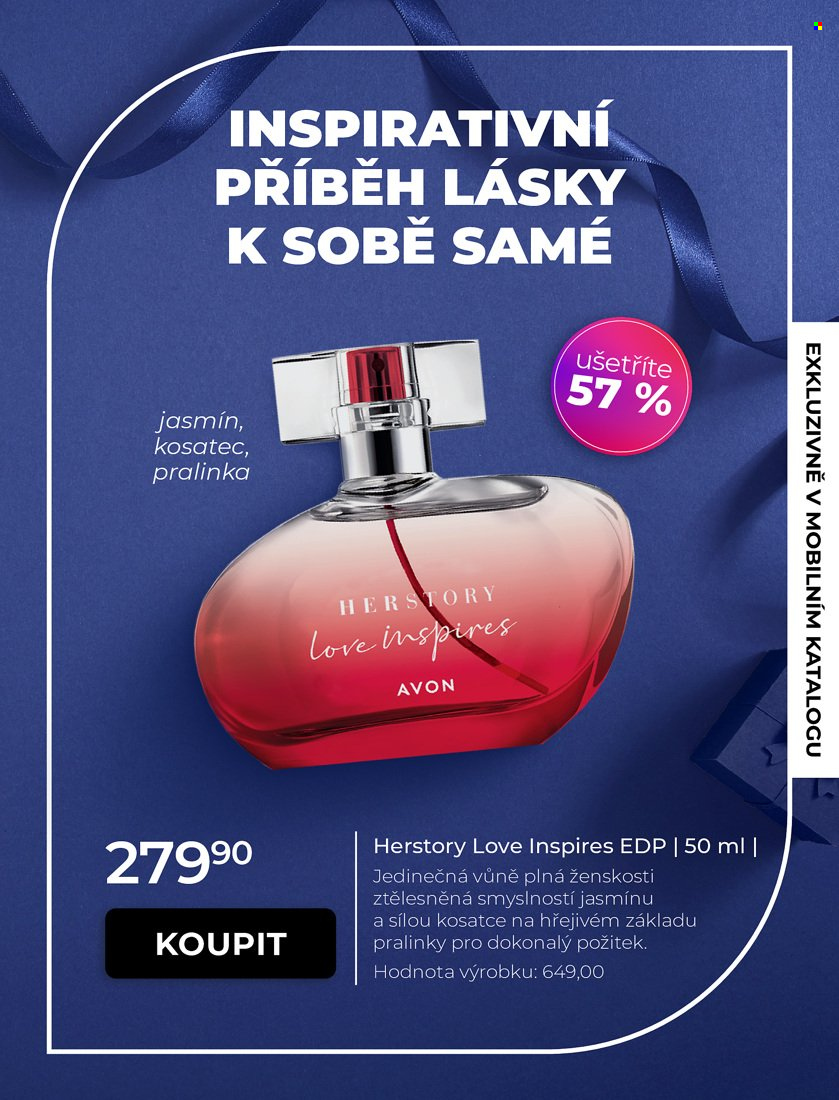 thumbnail - Leták AVON - 1.12.2021 - 31.12.2021 - Produkty v akci - Avon, parfémová voda. Strana 3.