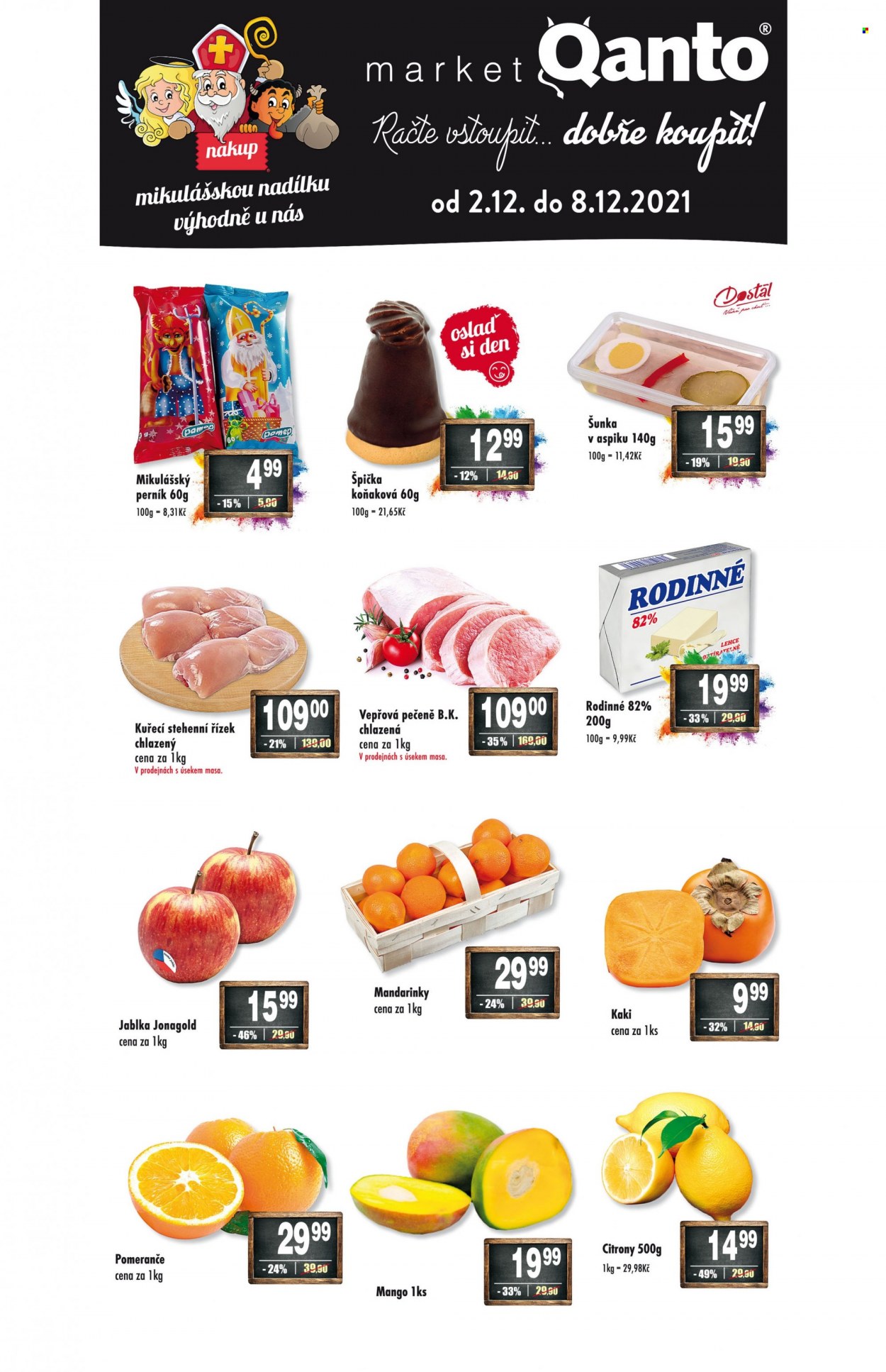 Leták Qanto market - 2.12.2021 - 8.12.2021. Strana 1
