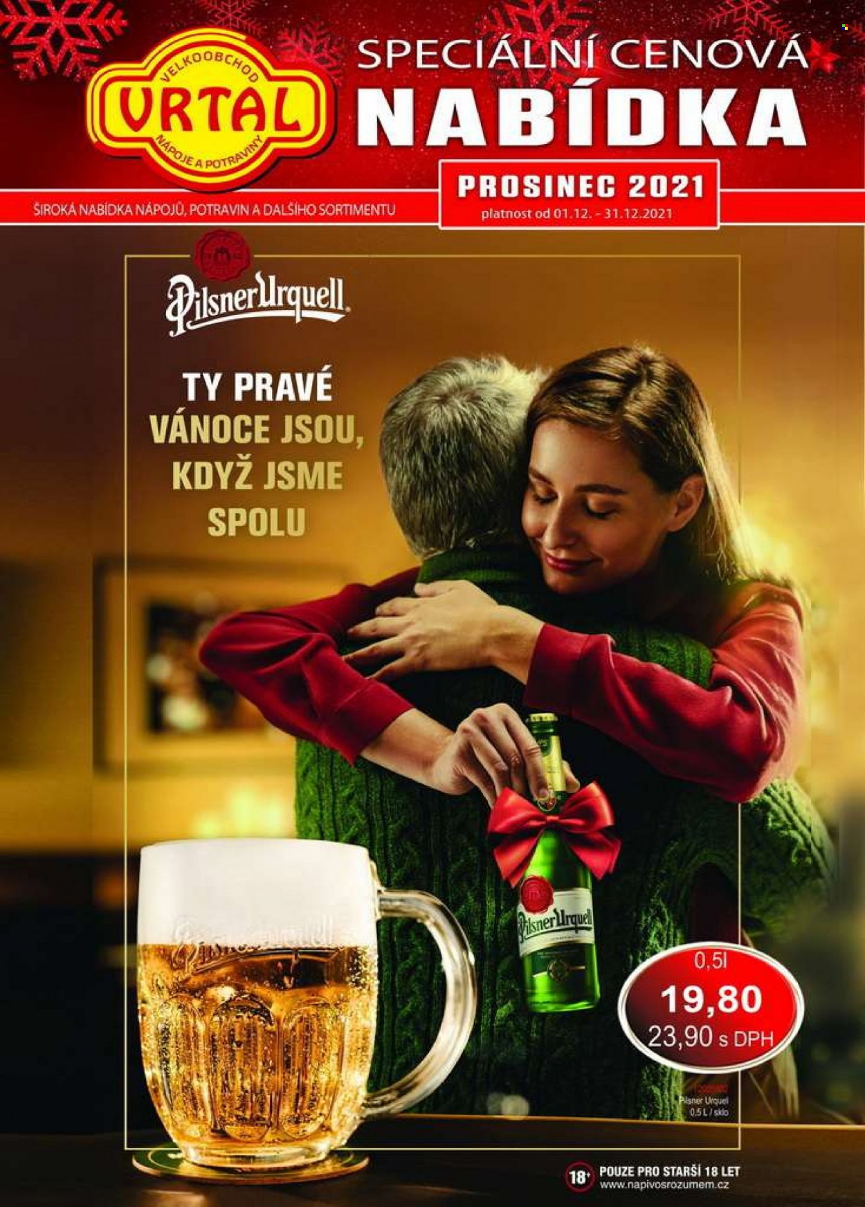 Leták Vrtal - 1.12.2021 - 31.12.2021. Strana 1