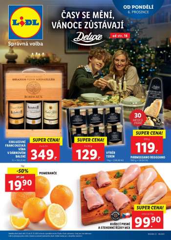 Leták Lidl - 6.12.2021 - 12.12.2021.