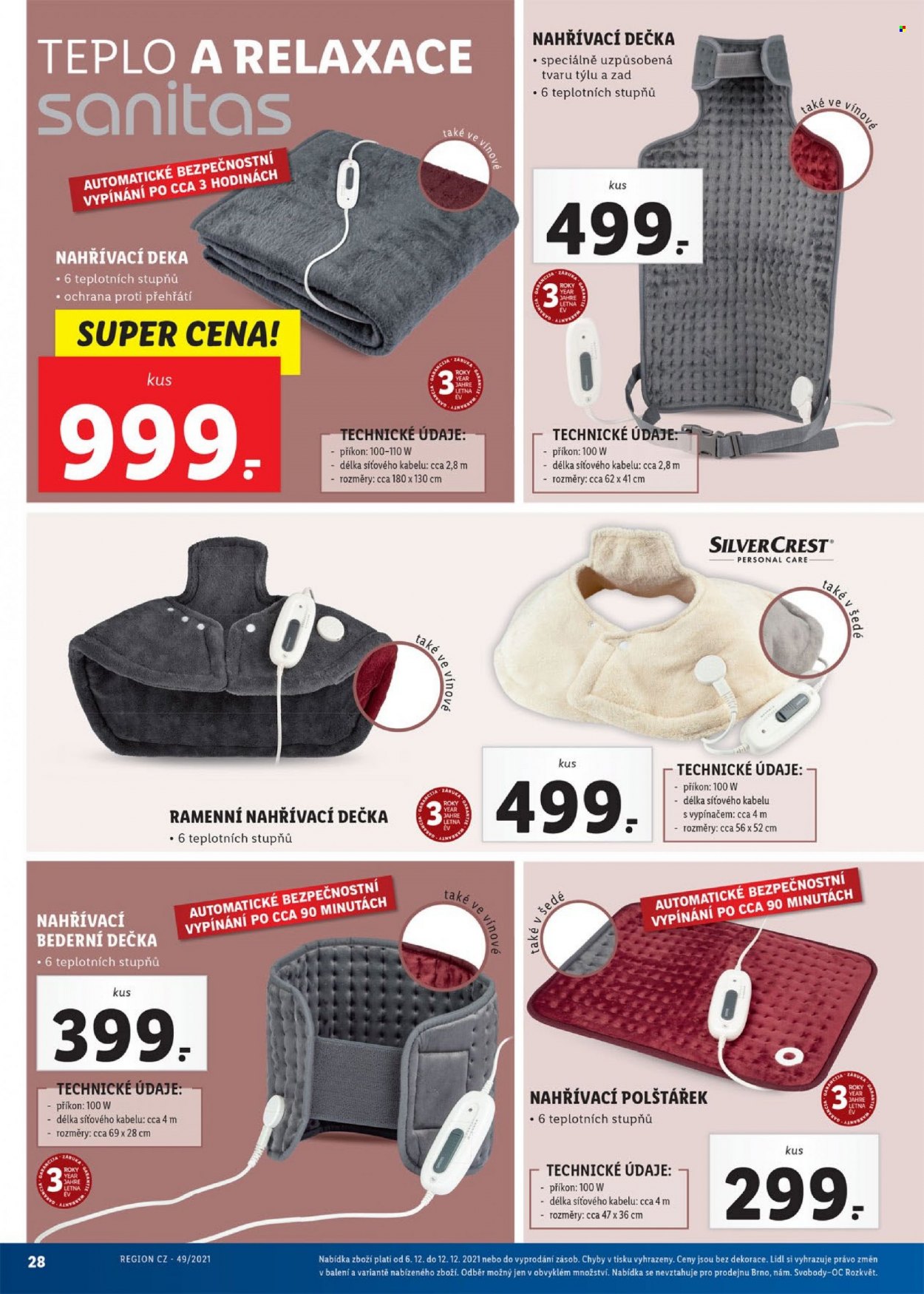 Leták Lidl - 6.12.2021 - 12.12.2021. Strana 28