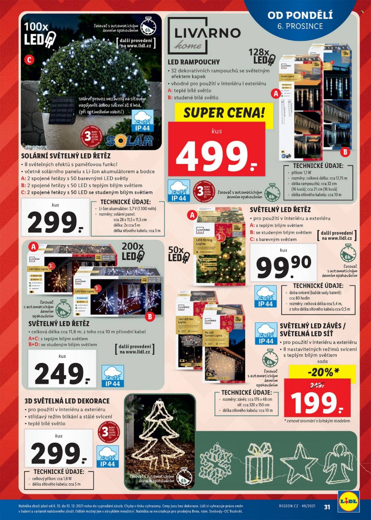 Leták Lidl - 6.12.2021 - 12.12.2021. Strana 31
