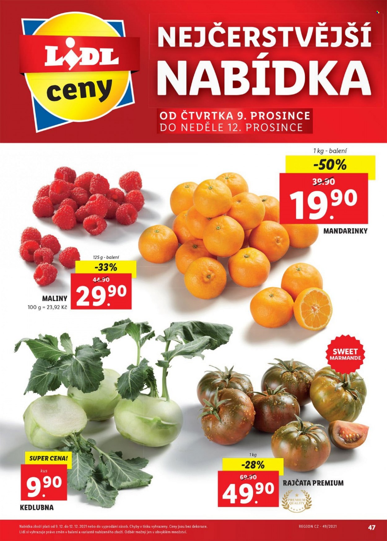 Leták Lidl - 6.12.2021 - 12.12.2021. Strana 47