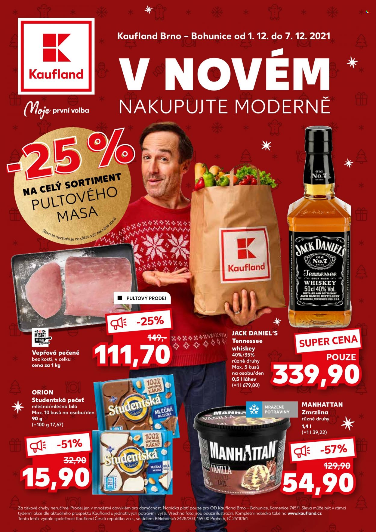 Leták Kaufland - 1.12.2021 - 7.12.2021. Strana 1