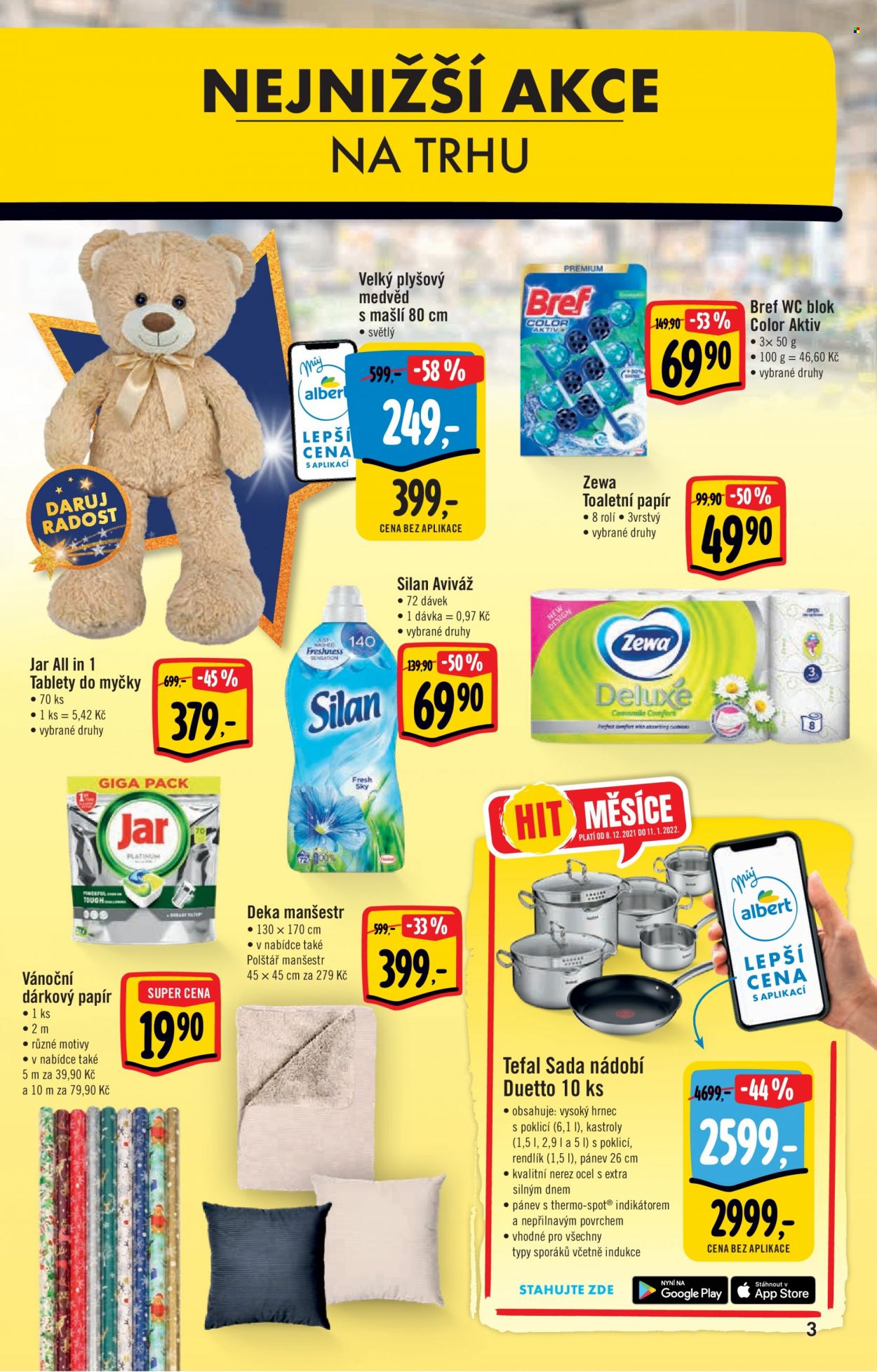 Leták Albert Hypermarket - 8.12.2021 - 14.12.2021. Strana 3